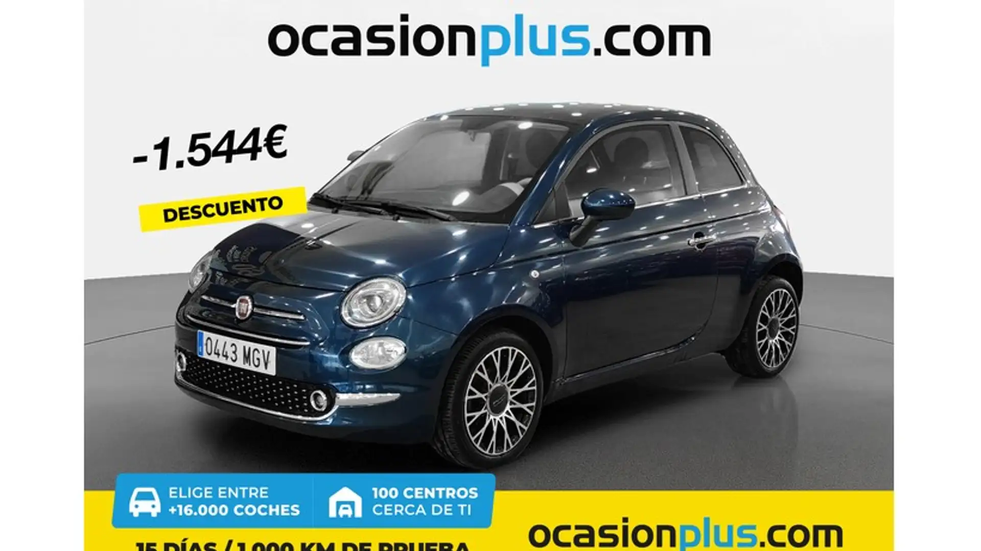 Fiat 500 1.0 Hybrid Dolcevita 52kW Blu/Azzurro - 1