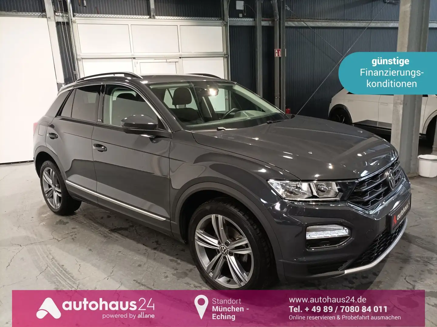 Volkswagen T-Roc 1.0 TSI Active Navi|ParkPilot|AHK|ACC Grau - 1