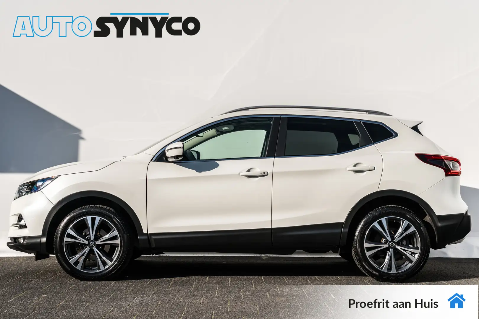 Nissan Qashqai 1.2 N-Connecta Automaat I 1e Eig. I Dealer Onderh. Wit - 2