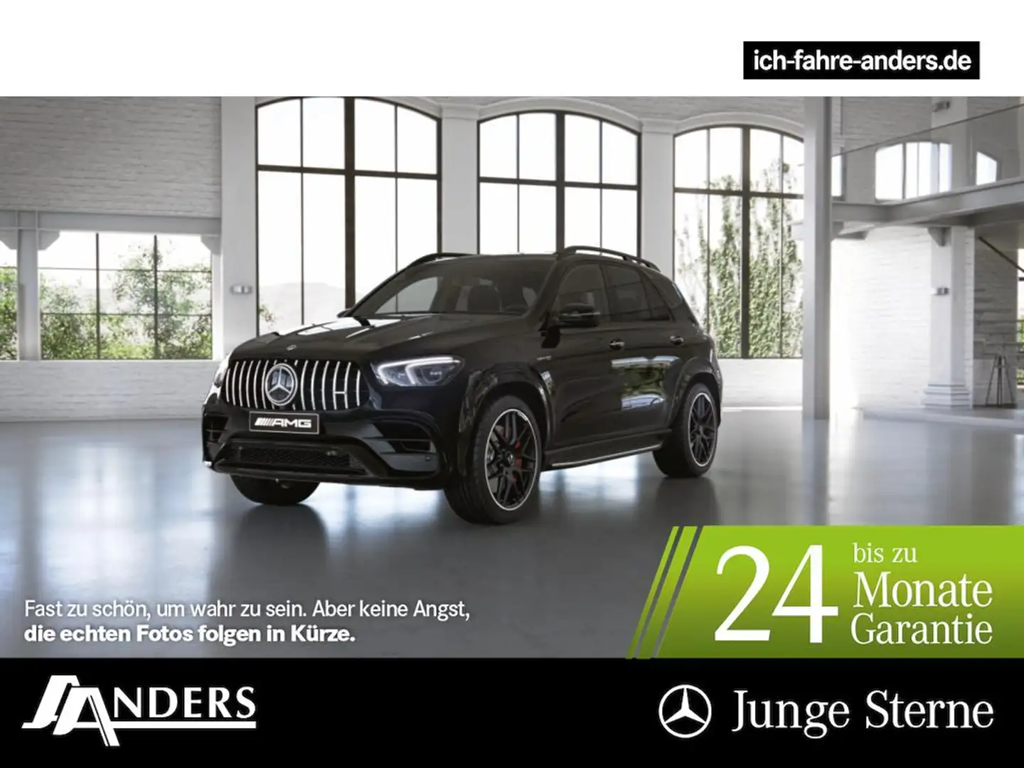 Mercedes-Benz GLE 63 AMG S 4M Sitzklima+AHK+Distr+Burm+360°Kam Negro - 1