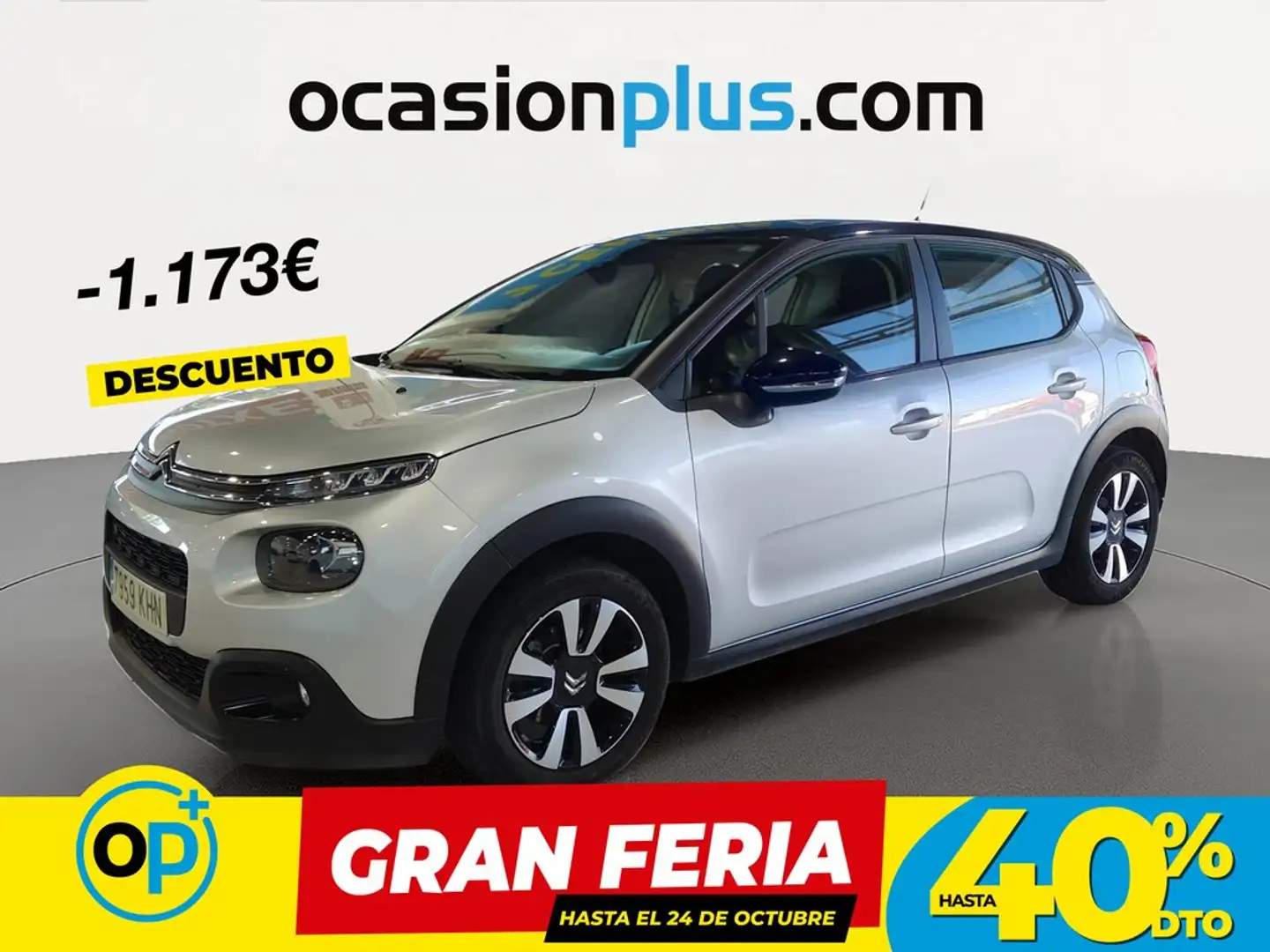 Citroen C3 1.2 PureTech S&S Feel 83 Gris - 1