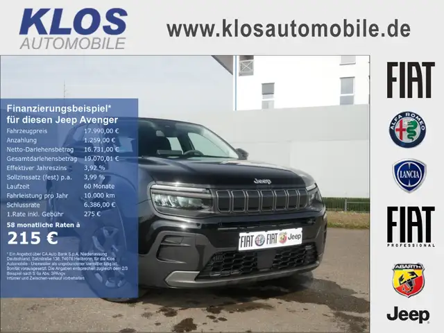 Jeep Avenger LONGITUDE 1.2 T3 100 PS APPLE CARPLAY PDC