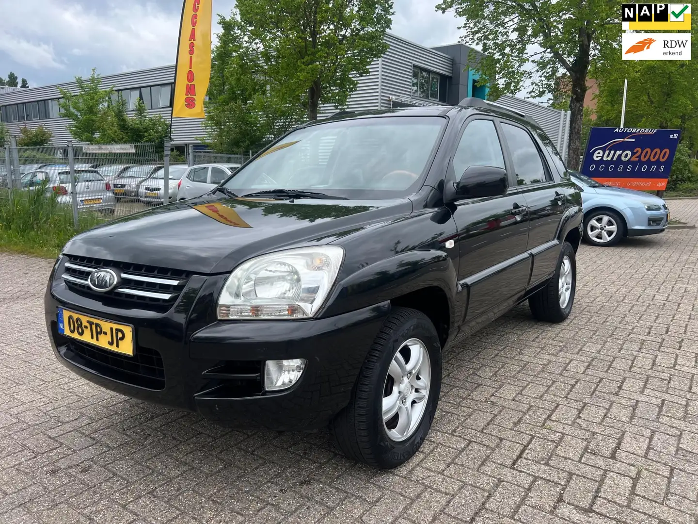 Kia Sportage 2.0 CVVT M-bition - Leder Stoelverw - Android Schwarz - 1
