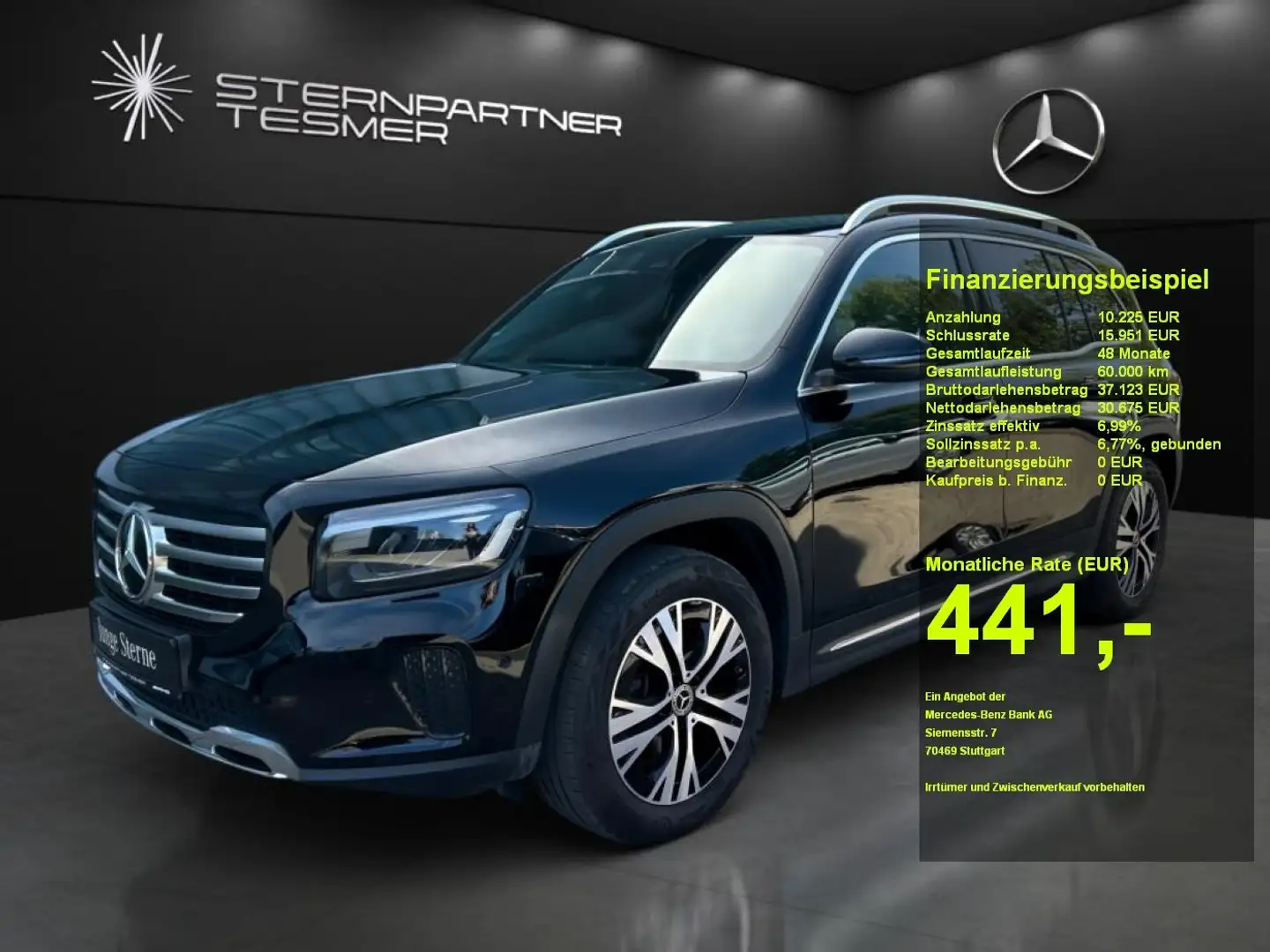 Mercedes-Benz GLB 200 d Progressive *LED*NAVI*KAM.*DISTR.*AHK Schwarz - 1