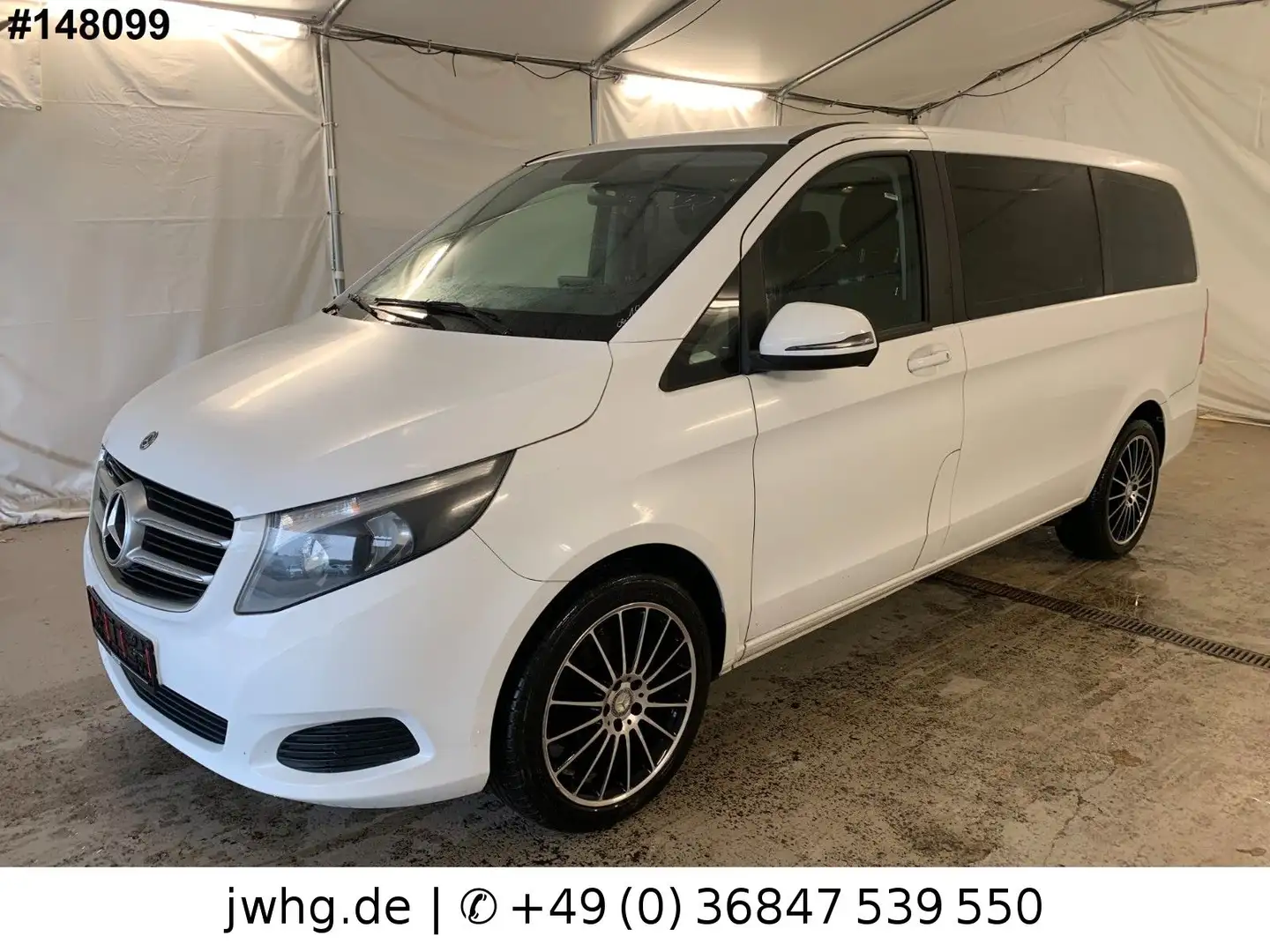 Mercedes-Benz V 200 V200 Lang Navi 19" Anhängerkupplung White - 1