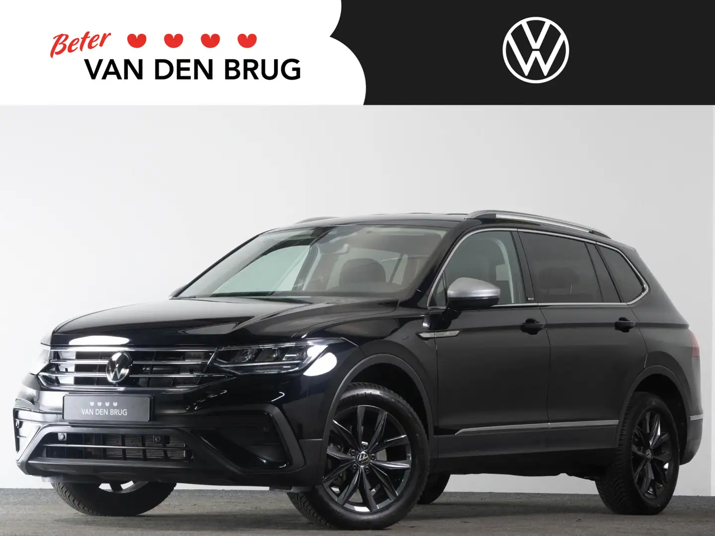 Volkswagen Tiguan 1.5 TSI Life DSG | LED | Navigatie | 7-zitter | Ad Zwart - 1