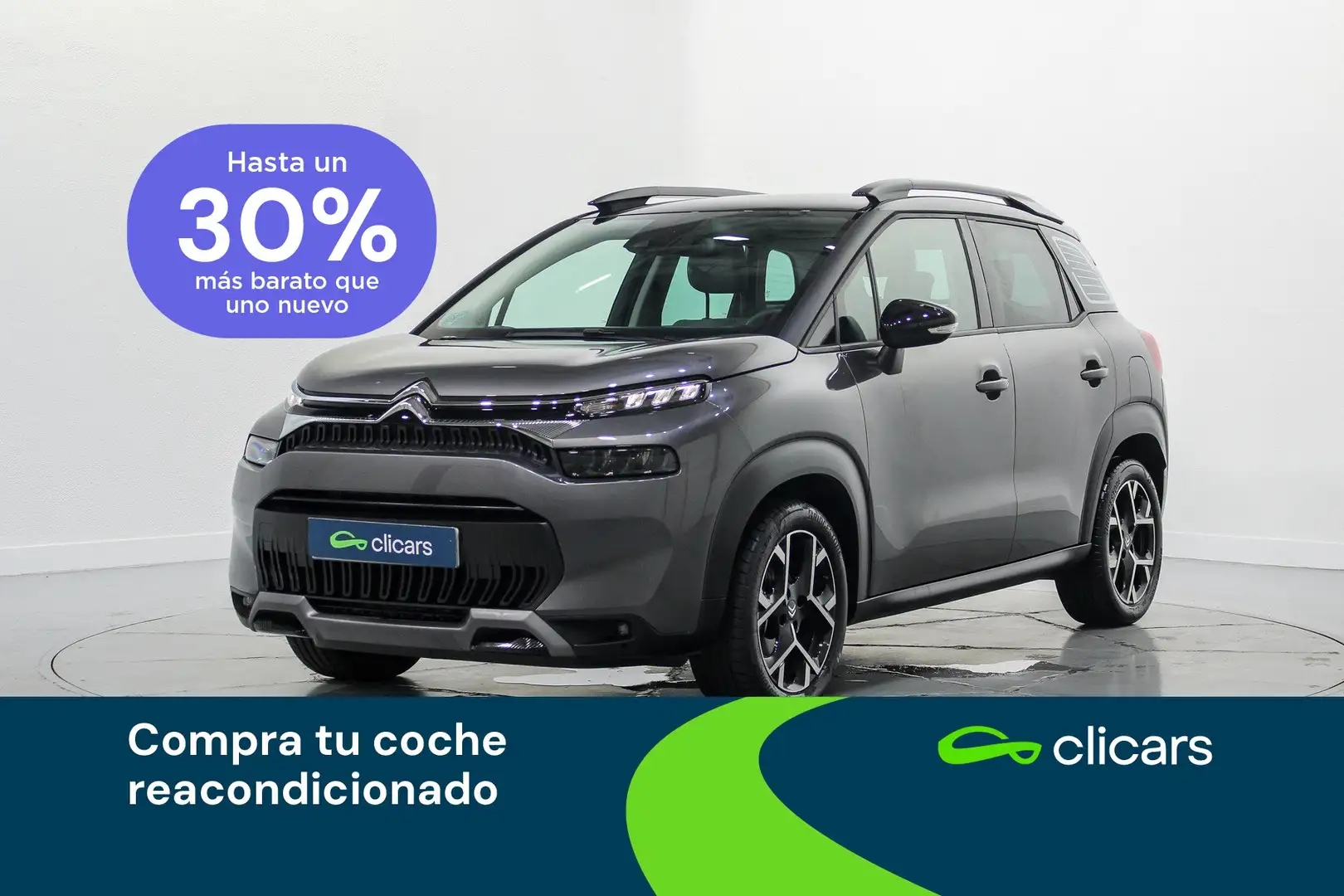 Citroen C3 Aircross Puretech S&S Shine Pack EAT6 130 Gris - 1