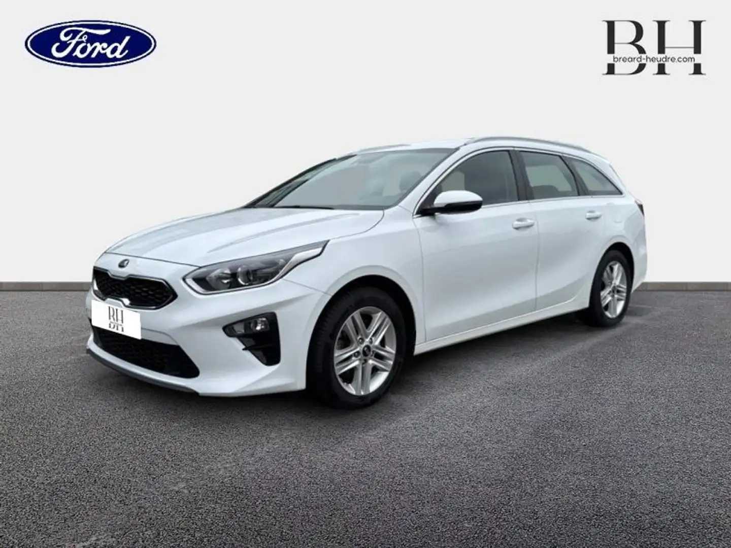 Kia Ceed SW / cee'd SW 1.6 CRDI 136ch MHEV Active DCT7 + CROCHET ATTELAGE Blanc - 1