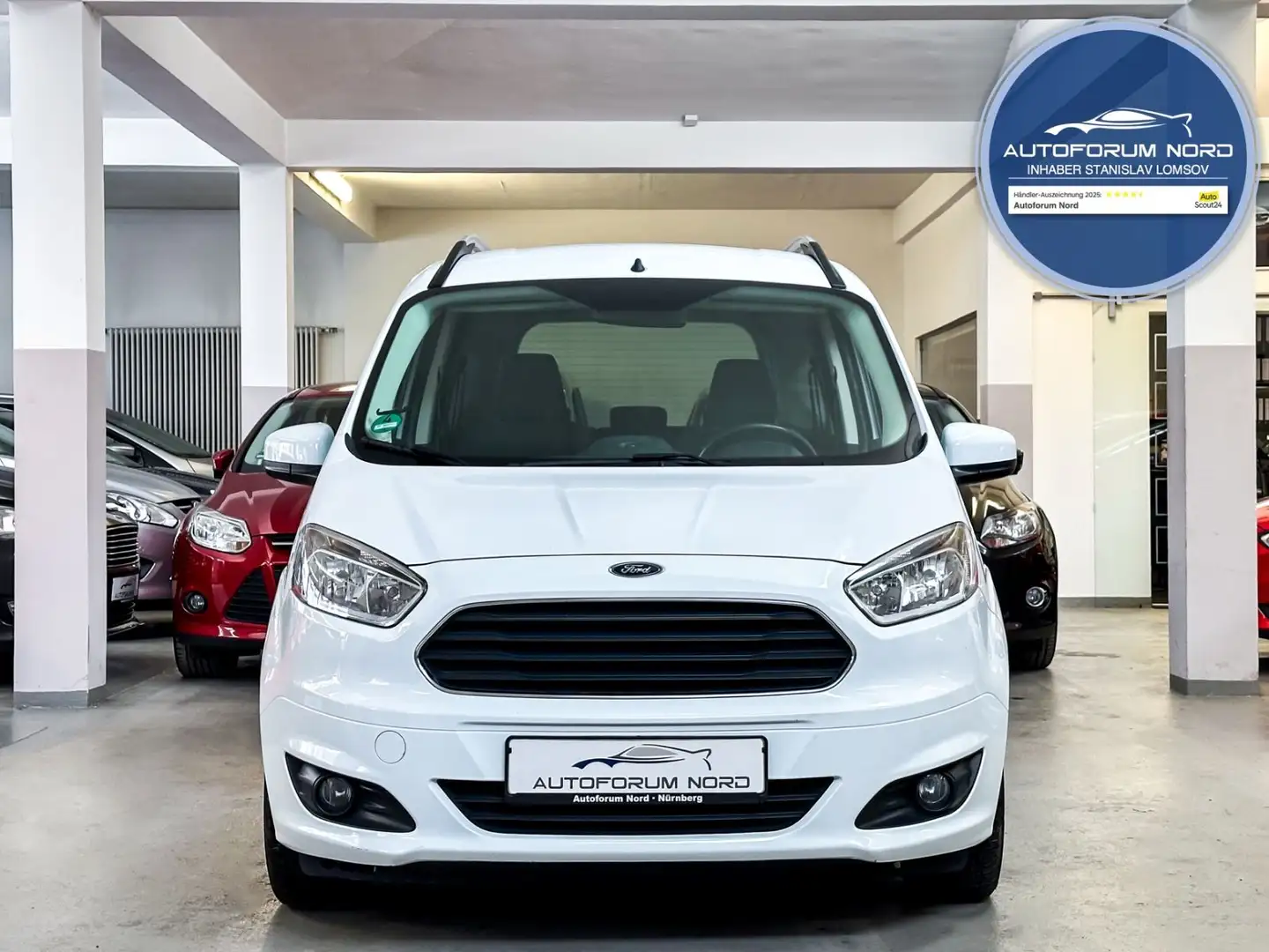 Ford Tourneo Courier Titanium *NEU ZAHNRIEMEN+SERVICE Weiß - 2
