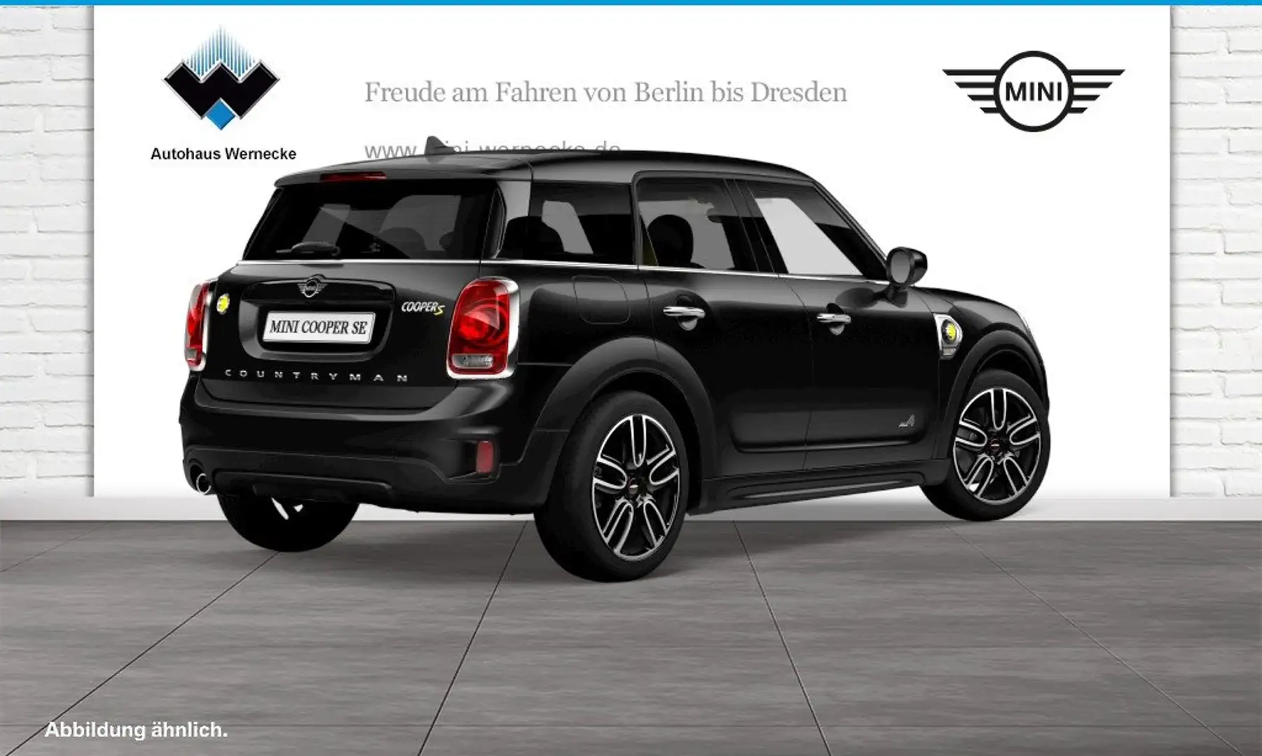 MINI Cooper SE Countryman Cooper S E ALL4 LED Navi Komfortzg. Tempomat Schwarz - 2