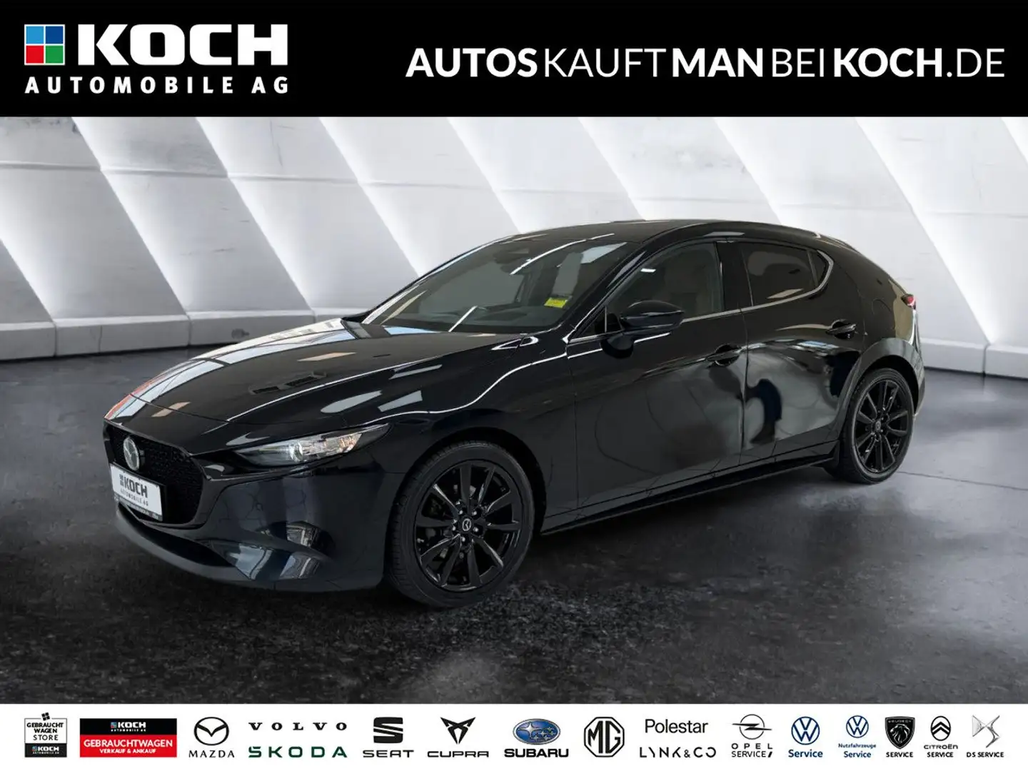 Mazda 3 SKYACTIV-G 2.0 M-Hybrid 150 Nagisa LED HUD BOSE Schwarz - 1