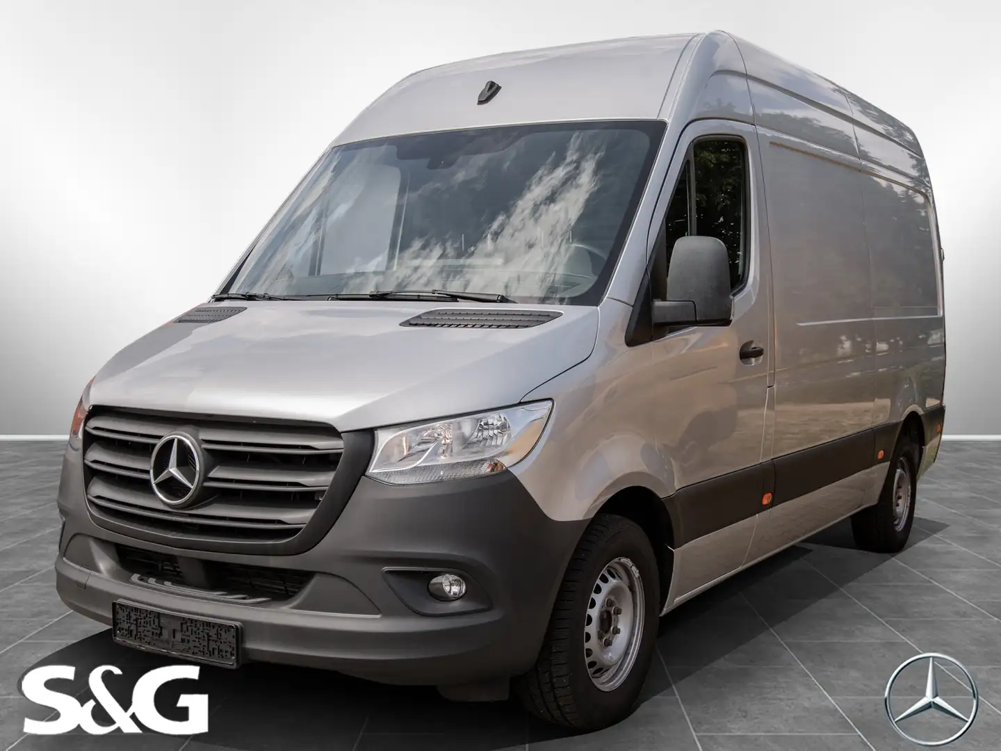 Mercedes-Benz Sprinter 314 Kasten Hochdach Zilver - 1