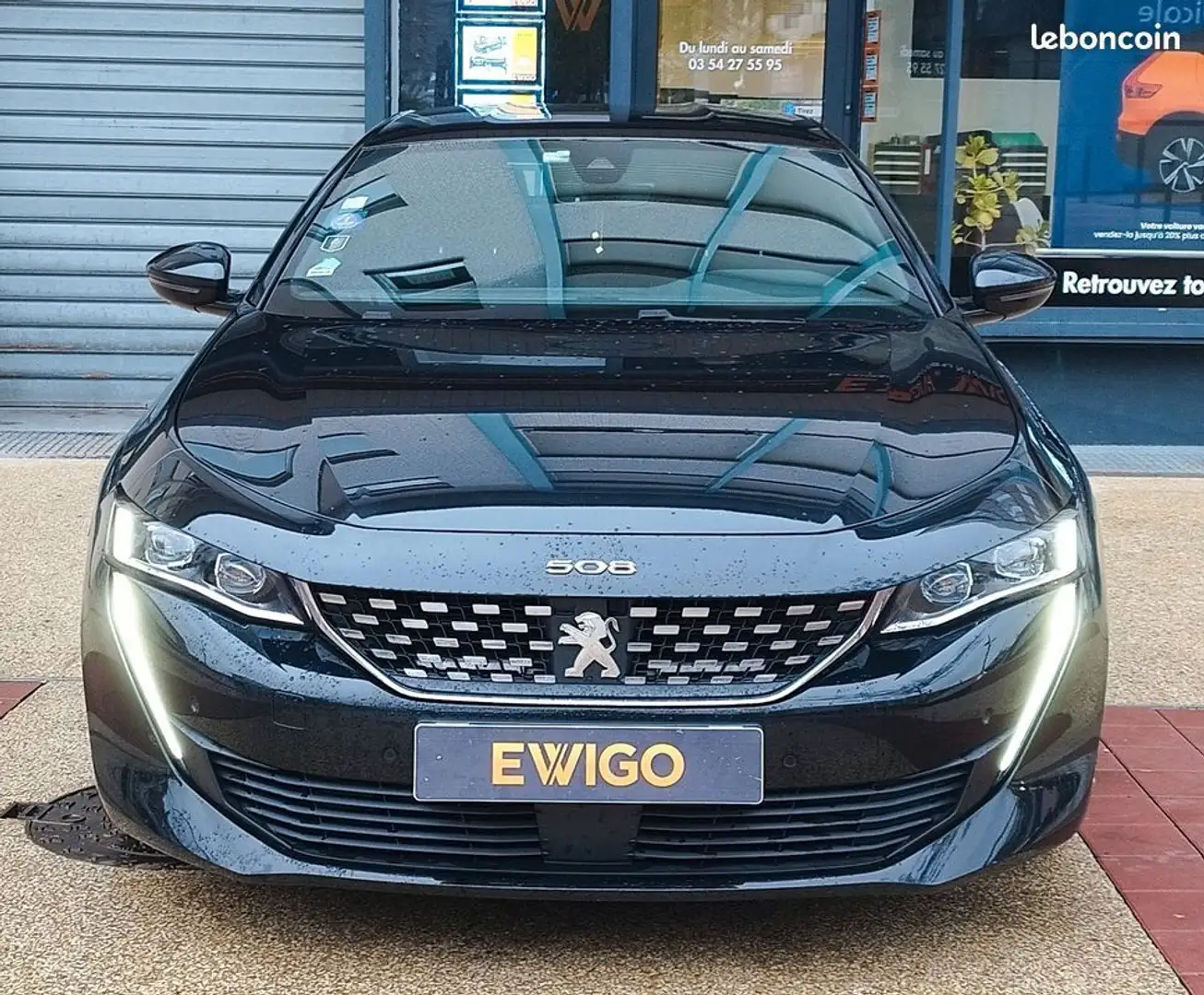 Peugeot 508 1.6 225ch hybrid phev gt line bva 1er main carplay conduite semi autonome chauffage programmable Zwart - 2