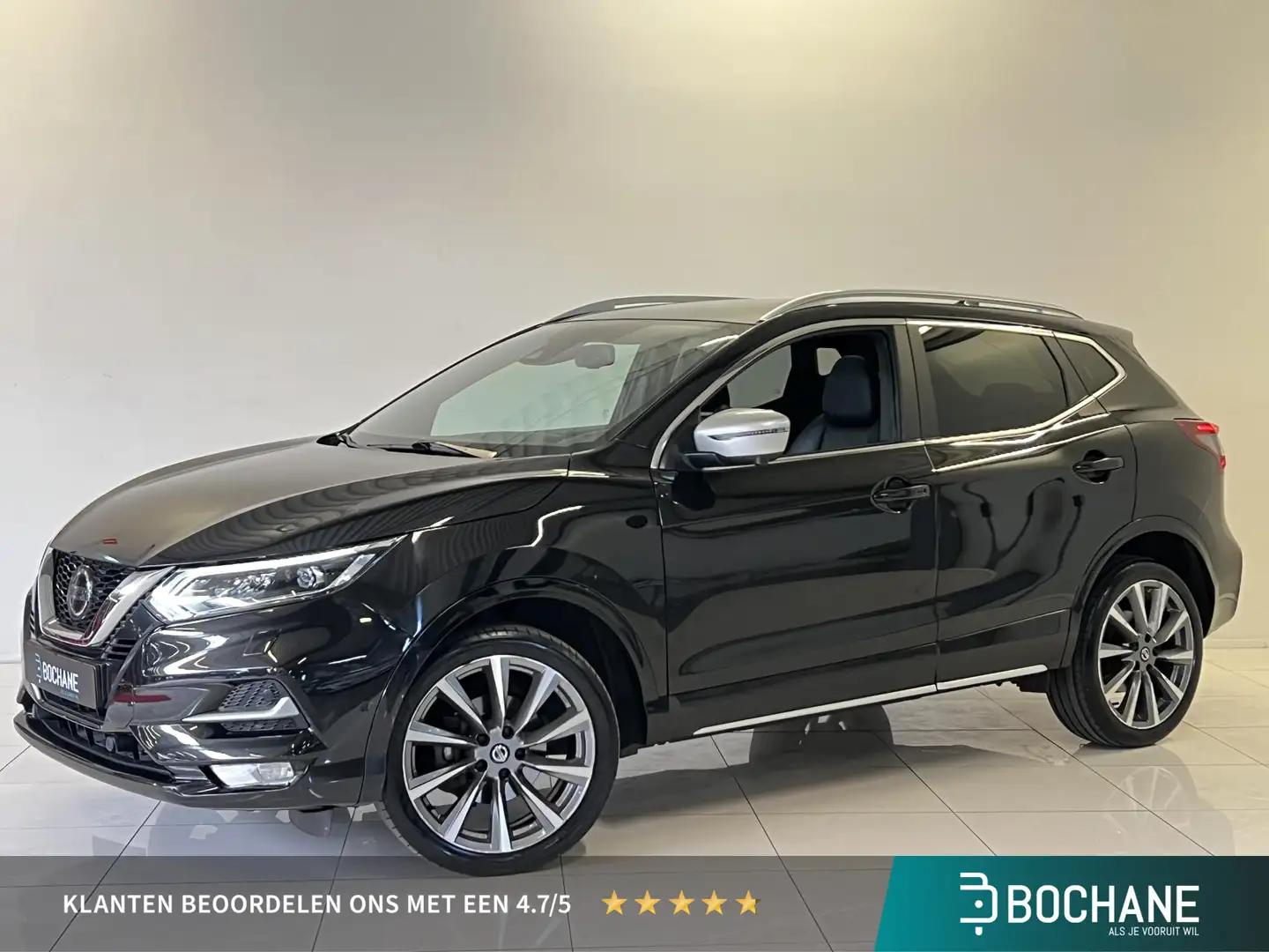 Nissan Qashqai 1.3 DIG-T Tekna + | Panoramadak | 360º Camera | Tr Zwart - 1