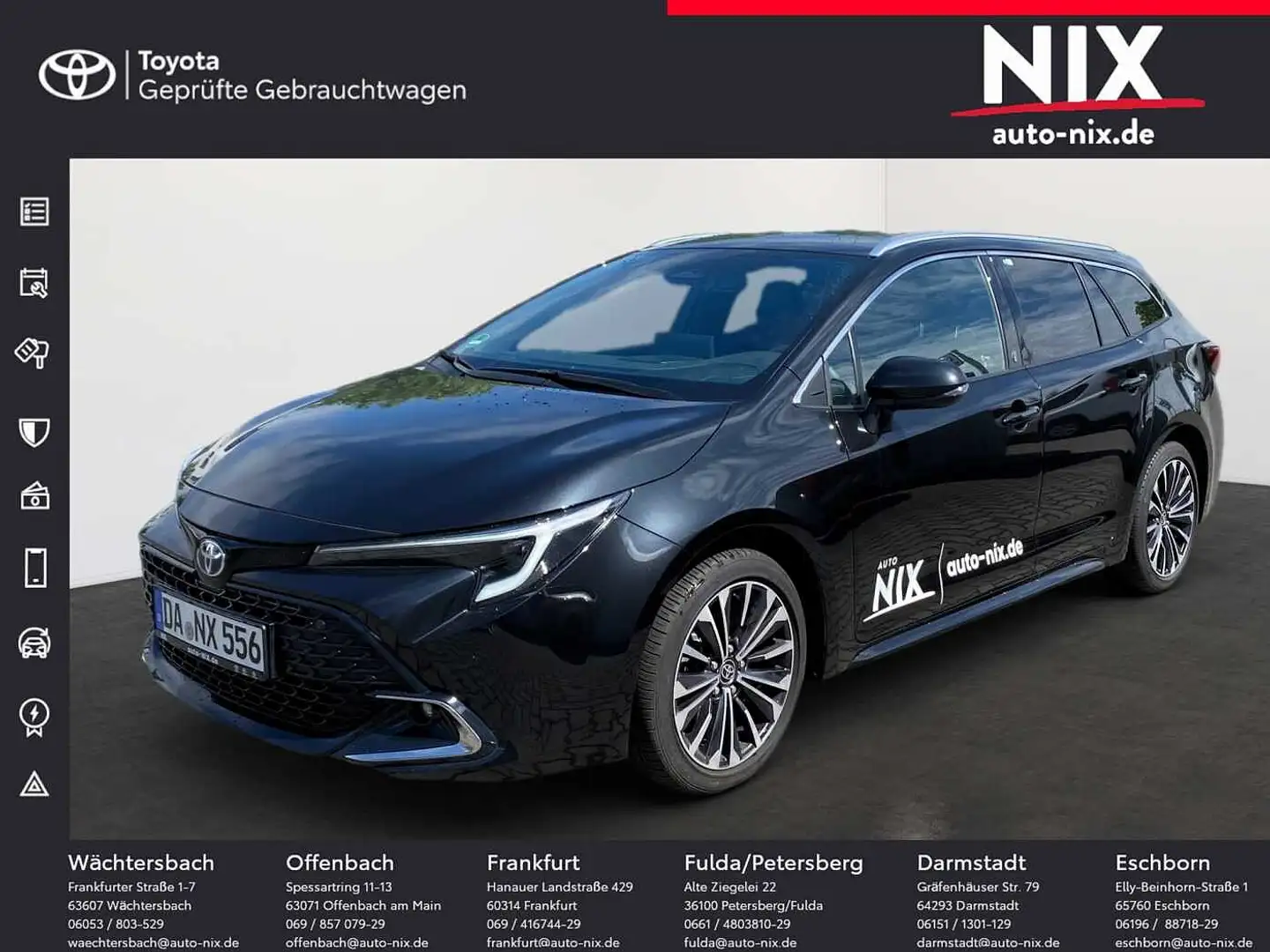Toyota Corolla Touring Sports 2.0 Hybrid Team D LED Schwarz - 1