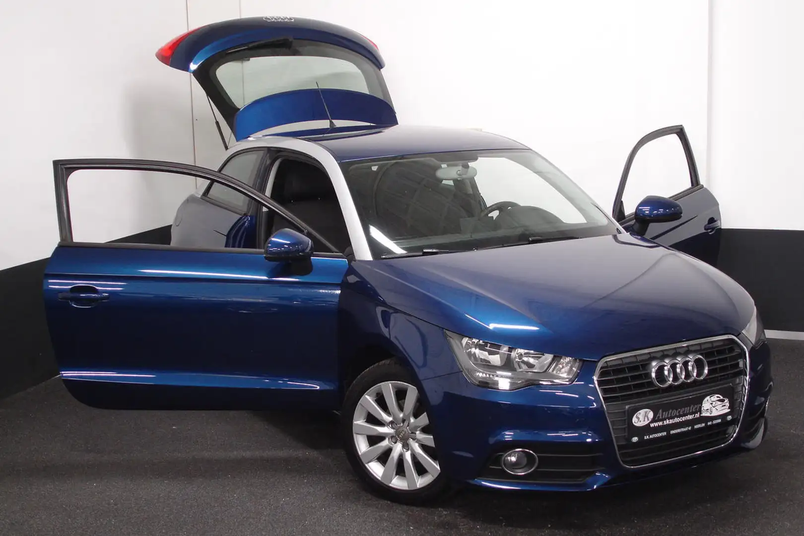 Audi A1 1.2TFSI*AIRCO*CRUISE*DISTR.SET VERV*2E EIGEN. Bleu - 2