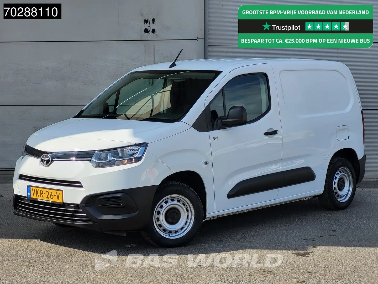 Toyota Proace City 102pk L1H1 Trekhaak Airco Cruise Euro6 L1 3m3 Airc Wit - 1