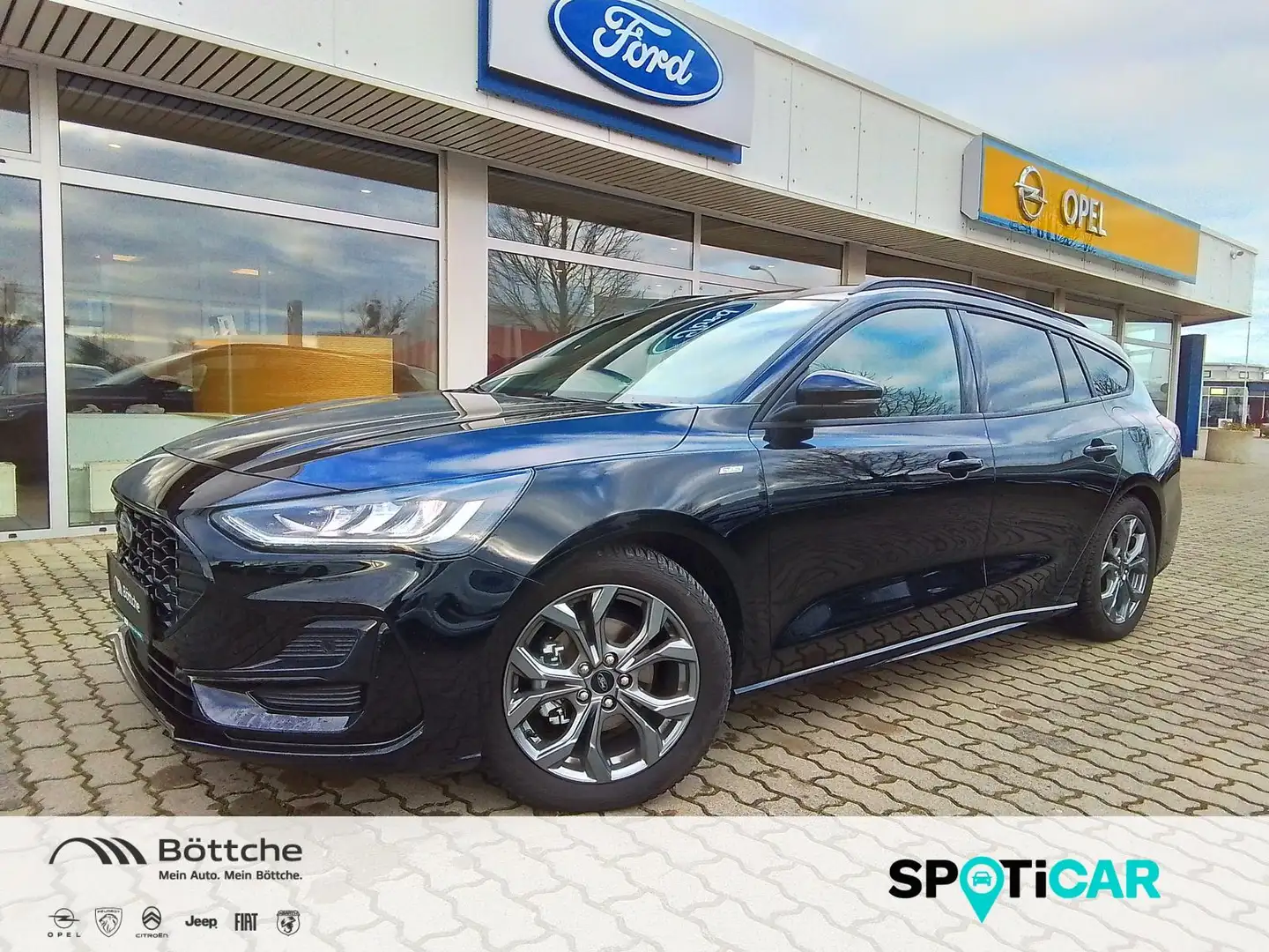 Ford Focus Turnier ST-Line 1.0 EcoBoost LED/Navi/SHZ/Kamera Noir - 1