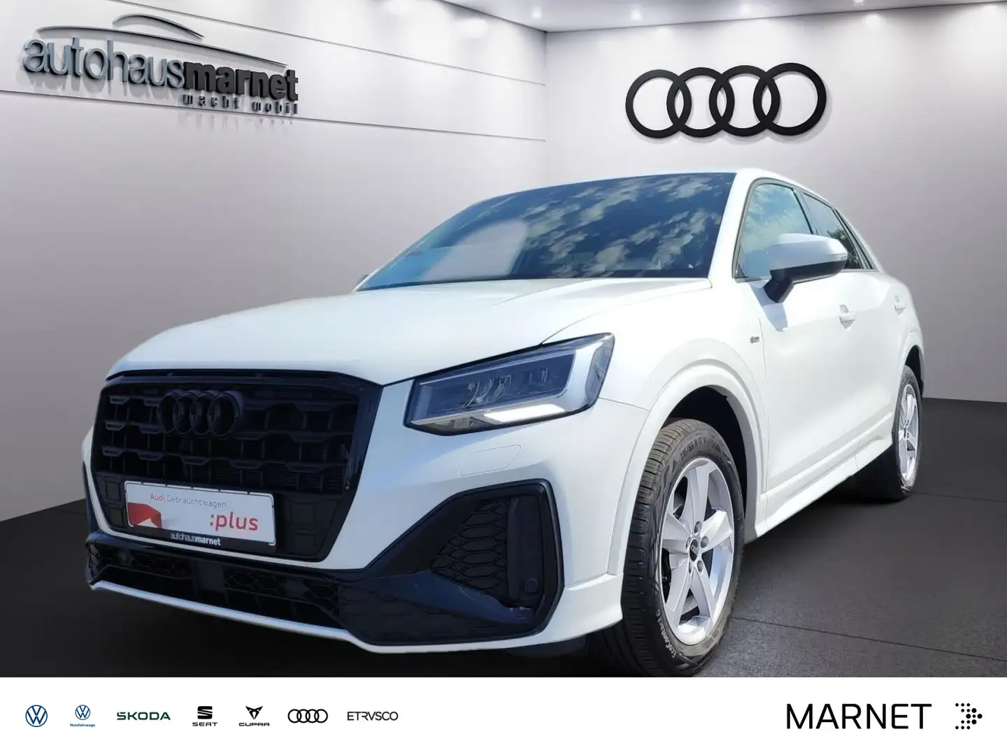 Audi Q2 30 TFSI S line Navi LED Alu Einparkhilfe Star Bianco - 1