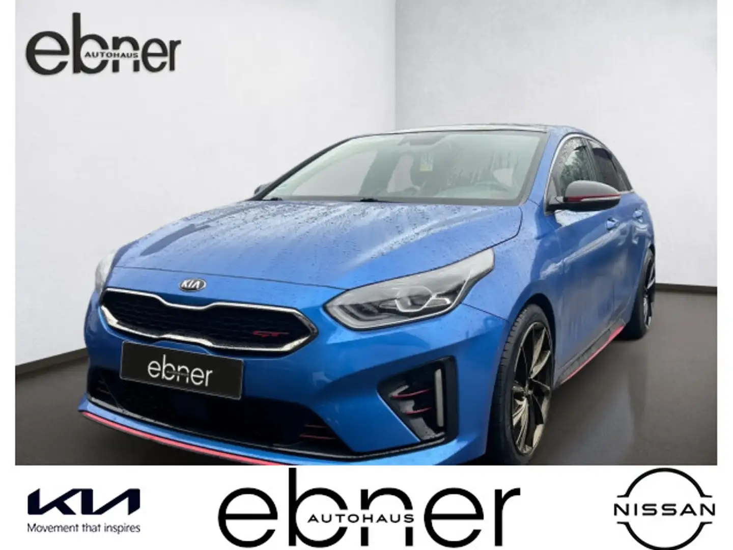 Kia ProCeed / pro_cee'd Proceed 1.6 T-GDI GT | 8-fach | Glasdach | Komfo Blau - 1