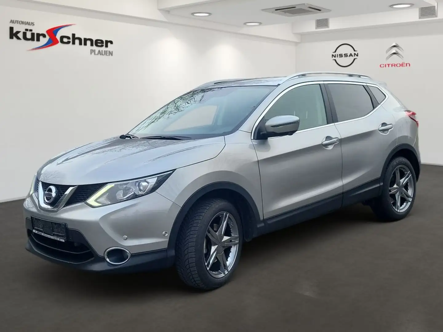Nissan Qashqai 1.6 DIG-T TEKNA LED LEDER AHK Silber - 1