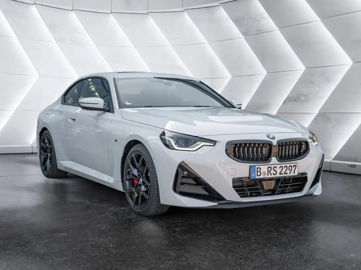BMW 220 i Coupe M-Sport KAMERA HGSD NAVI LED 360° Weiß - 2