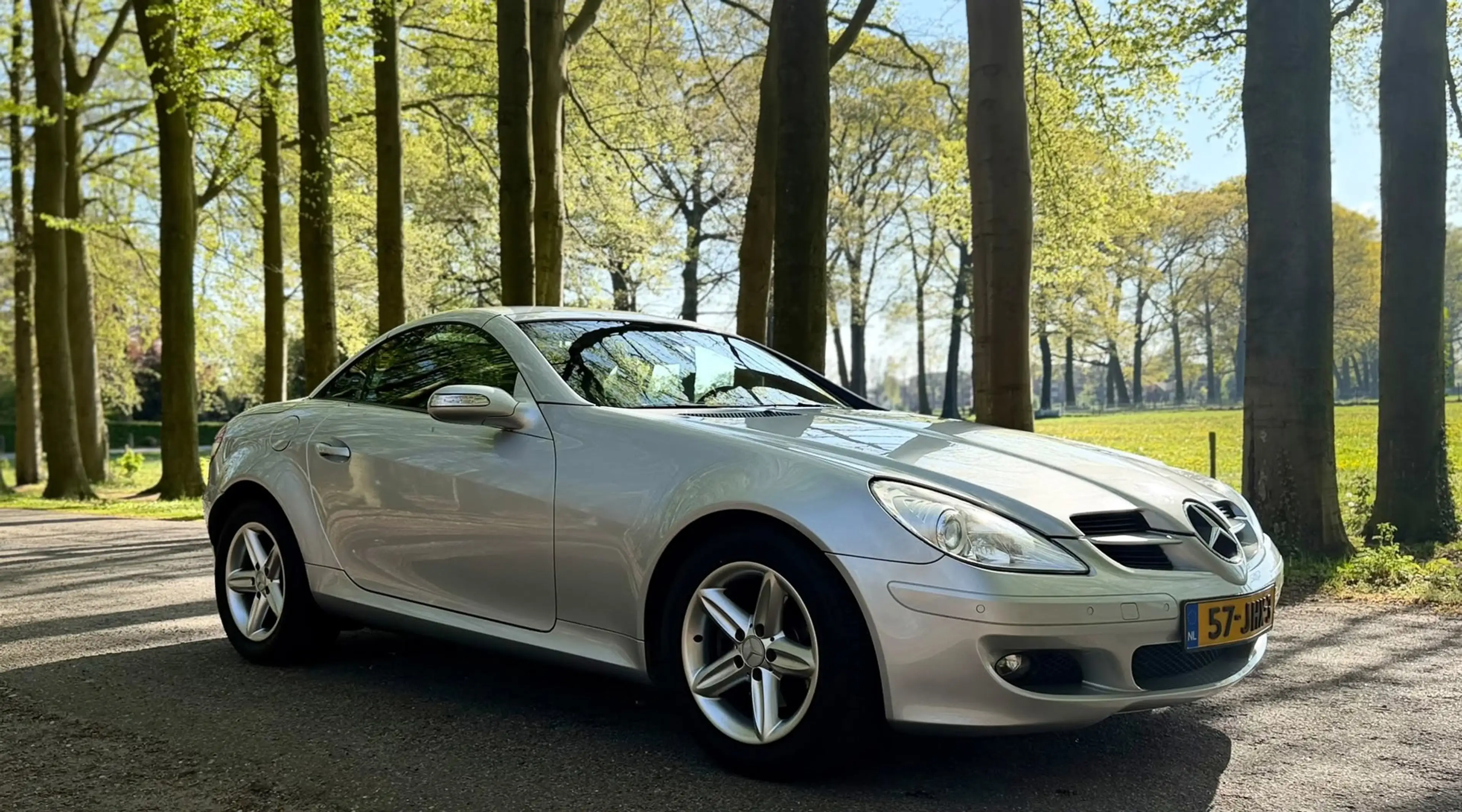 Mercedes-Benz SLK Kompr Roadster AUT 2006 Grijs — photo 2