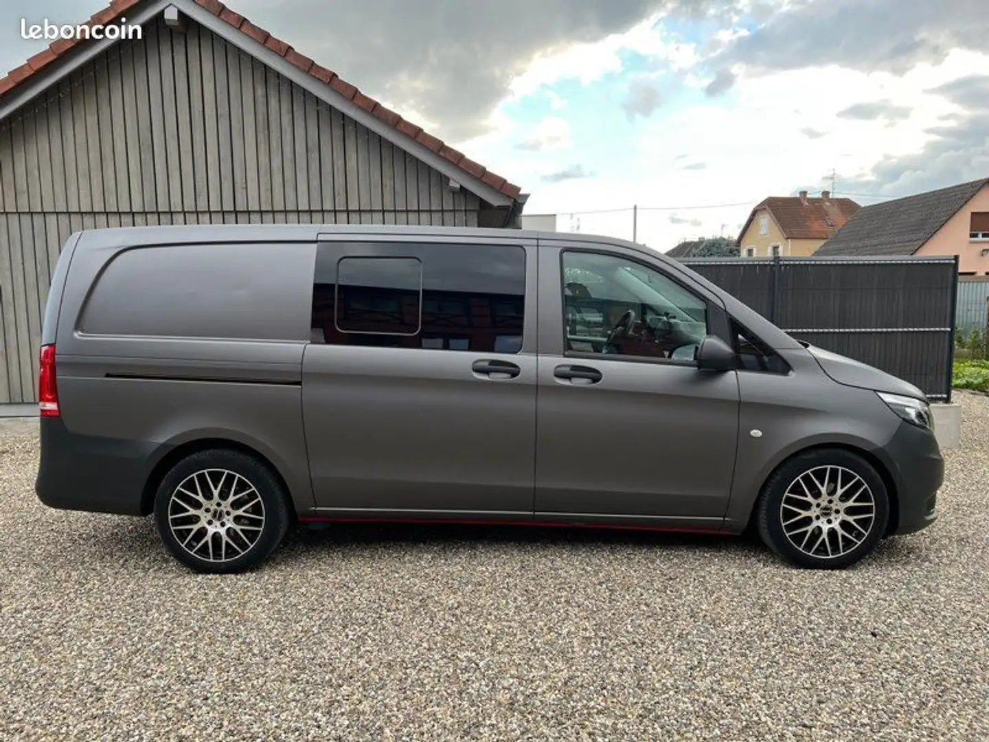 Mercedes-Benz Vito 27 000 HT Mercedes Mixto Long BVA 5 places Gris - 2