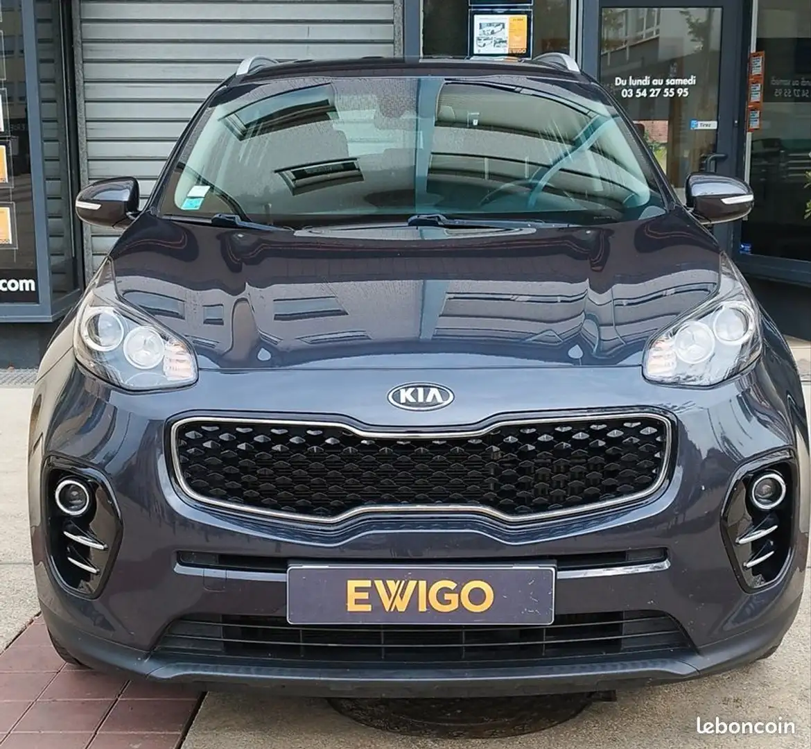 Kia Sportage 1.7 crdi 141ch active 4x2 dct bva carplay gps camera entretien complet Gris - 2