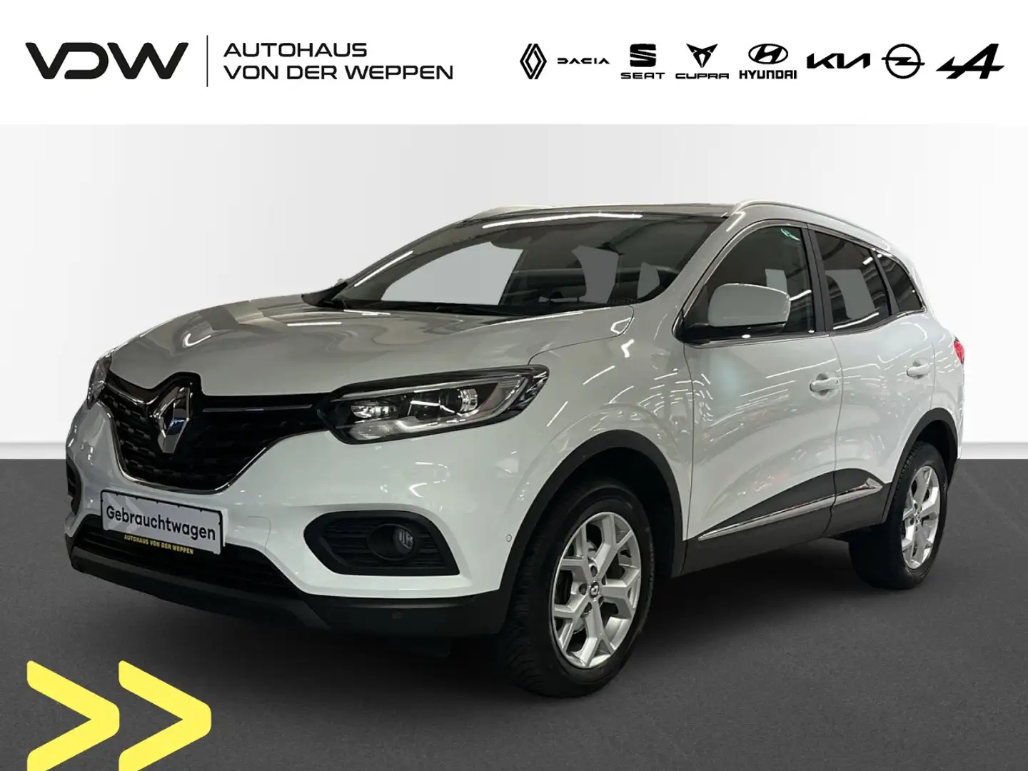 Renault Kadjar Zen Klima Einparkhilfe Sitzheizung Fenster el. Weiß - 1