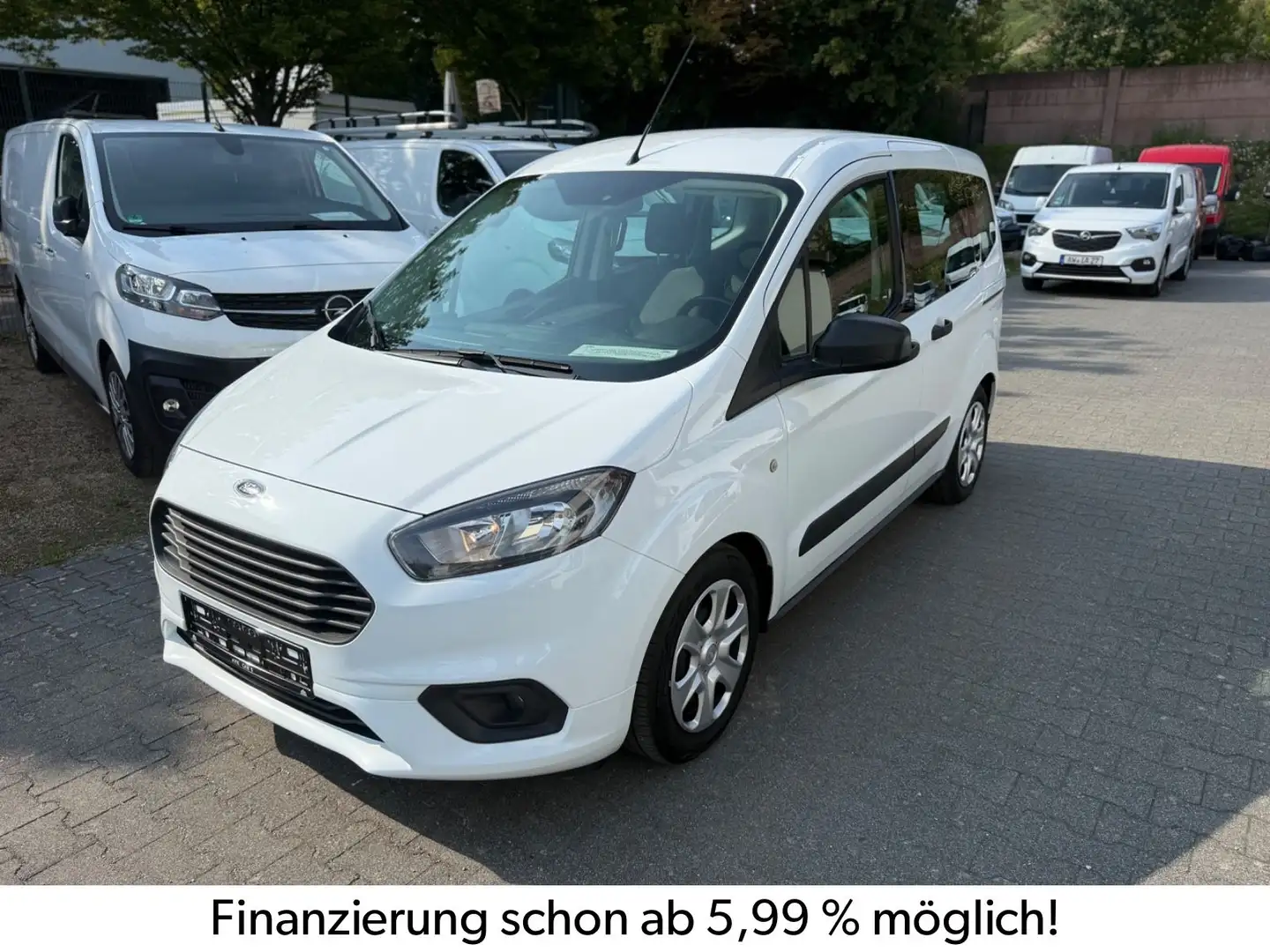 Ford Tourneo Courier Ambiente 1.Hd, Hu/Insp Neu Blanc - 1