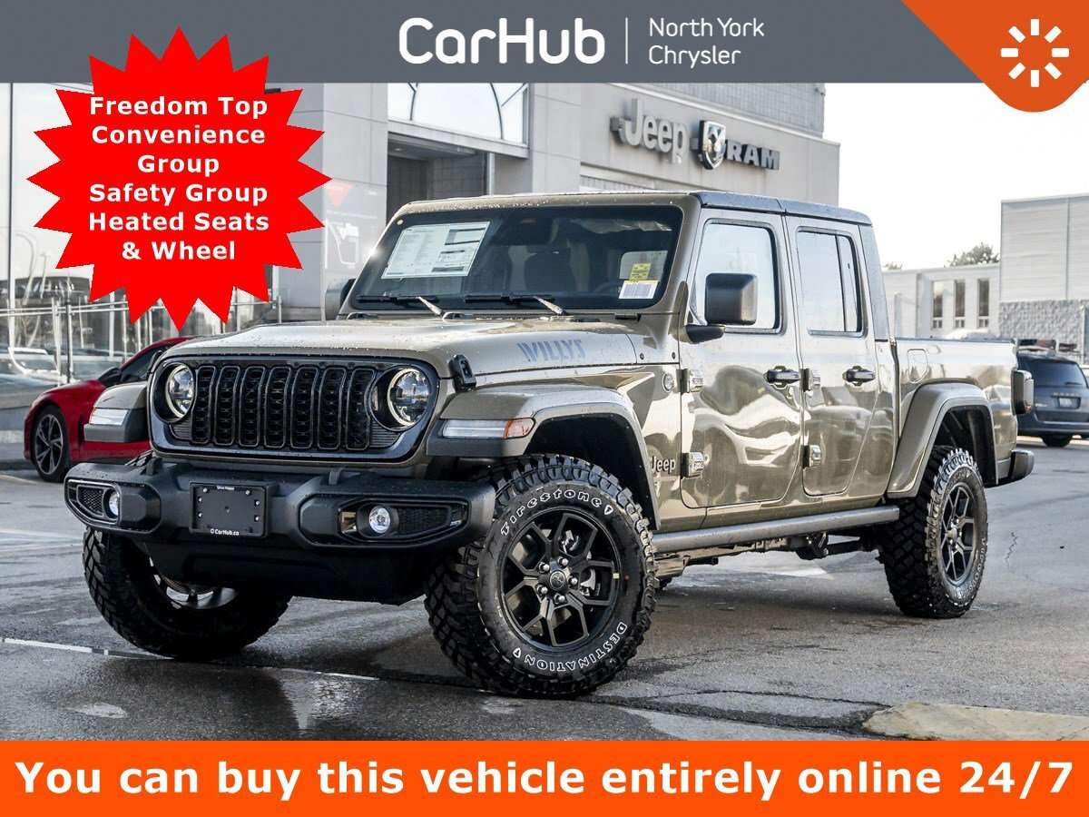 2026 Jeep Gladiator Willys 4x4 Freedom Top Convenience Group Safety Gr