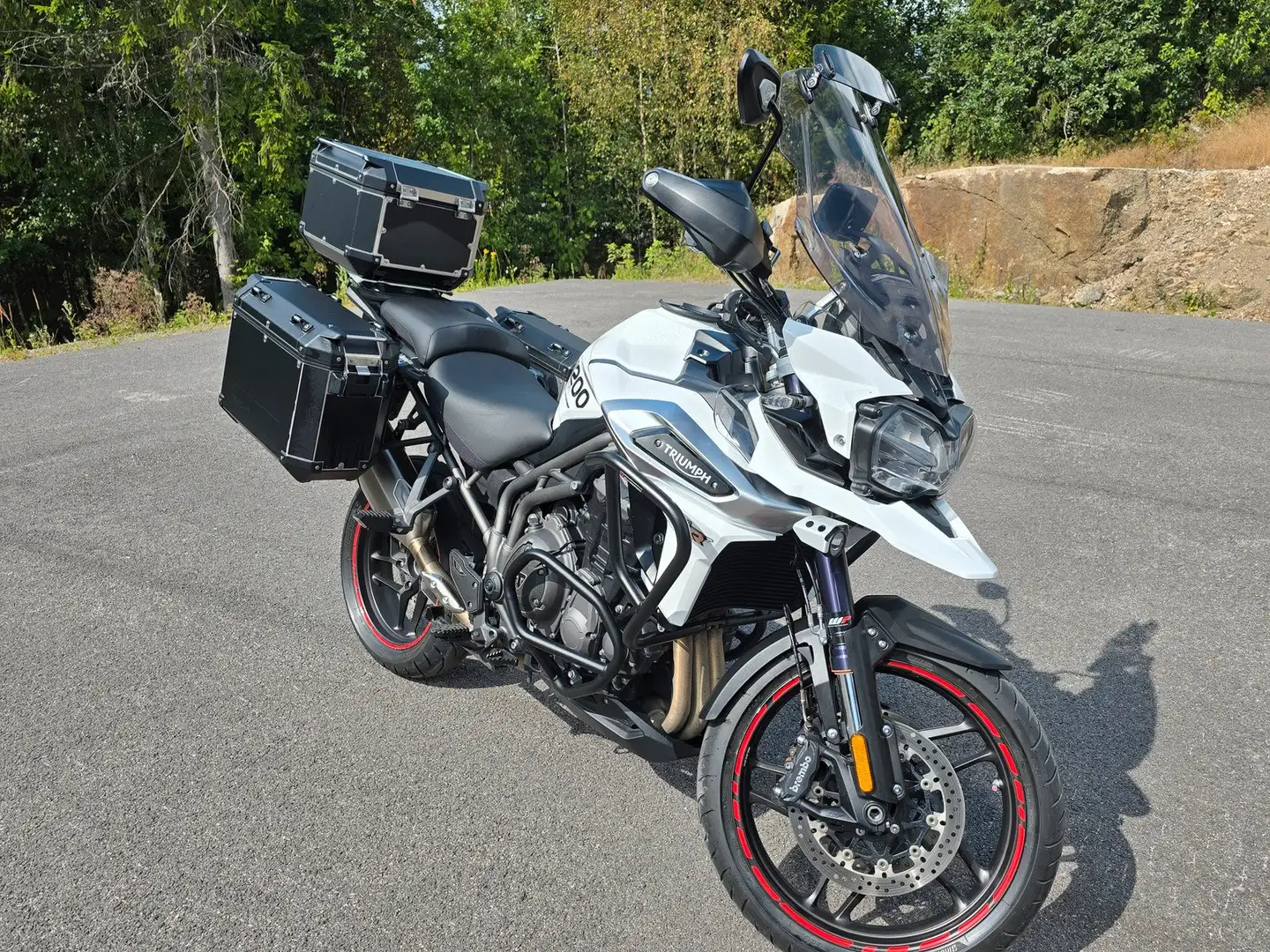 Triumph Tiger 1200 XRT Adventure Blanc - 2