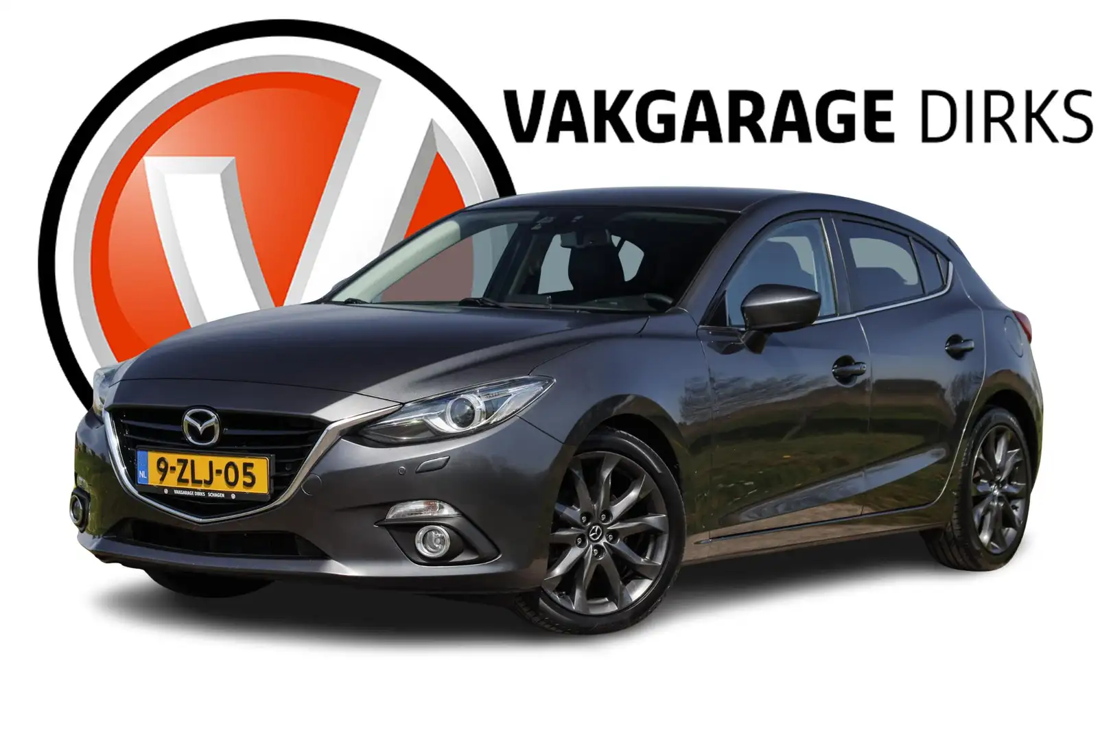 Mazda 3 2.0 Aut. GT-M Bose ✅ Leder ✅ Camera ✅ Carplay Šedá - 1