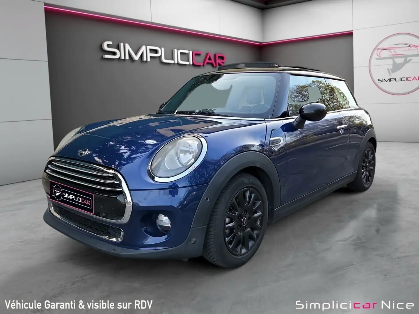 MINI Cooper Hatch 3 Portes Cooper 136 ch BVA6 Bleu - 1