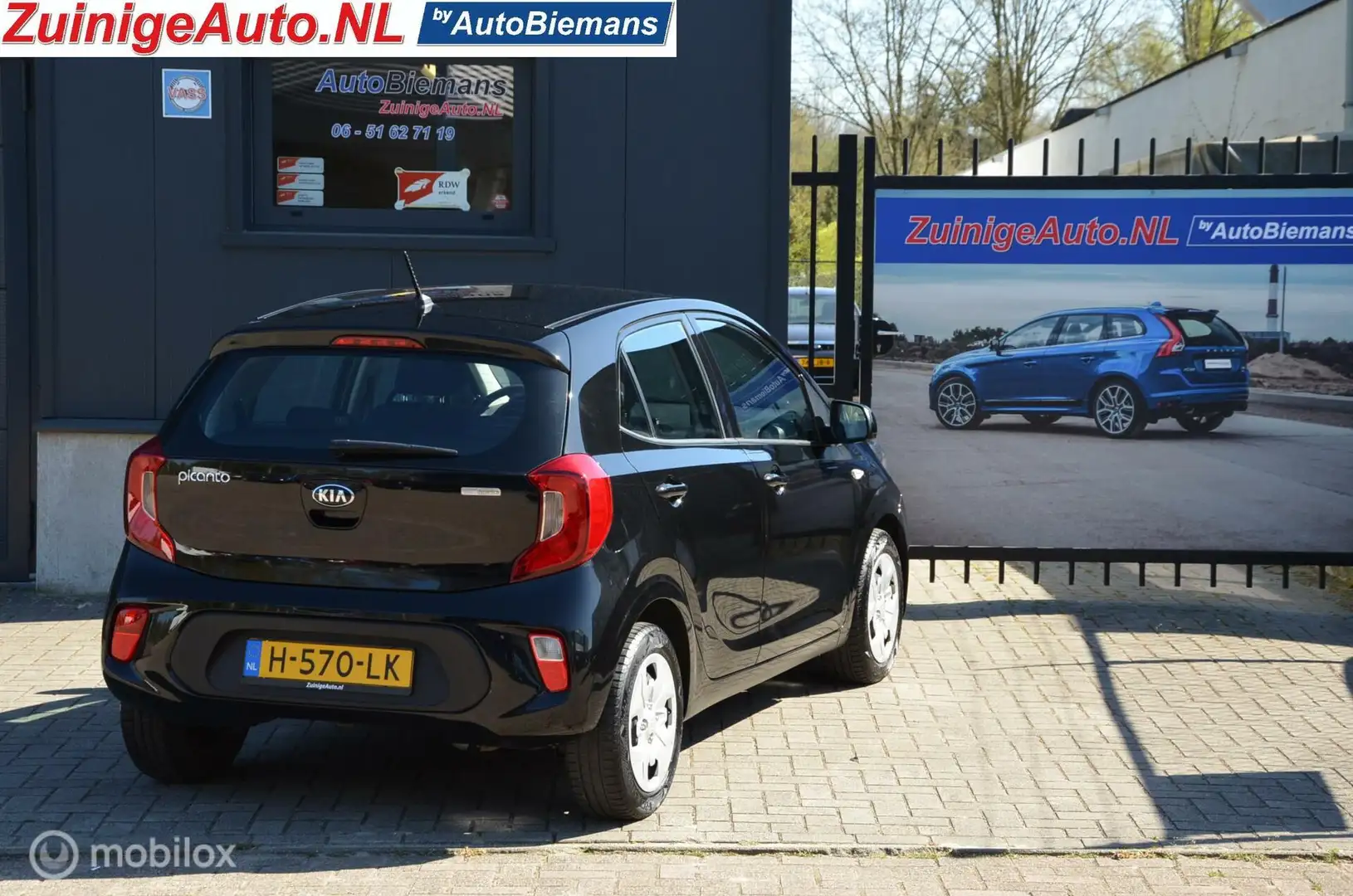 Kia Picanto 1.0i ComfortPlusLine Cruisecontrole Pioneer Zwart - 2