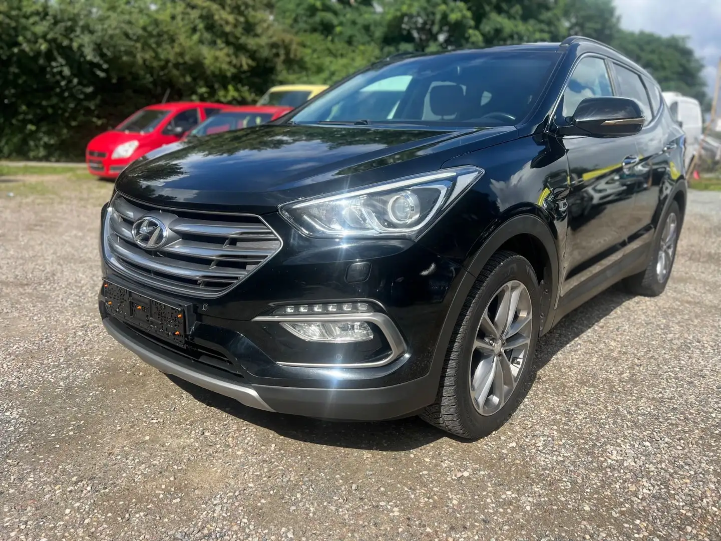 Hyundai SANTA FE blue Premium 4WD*Tüv Neu*Euro6*Ahk*Navi Noir - 2