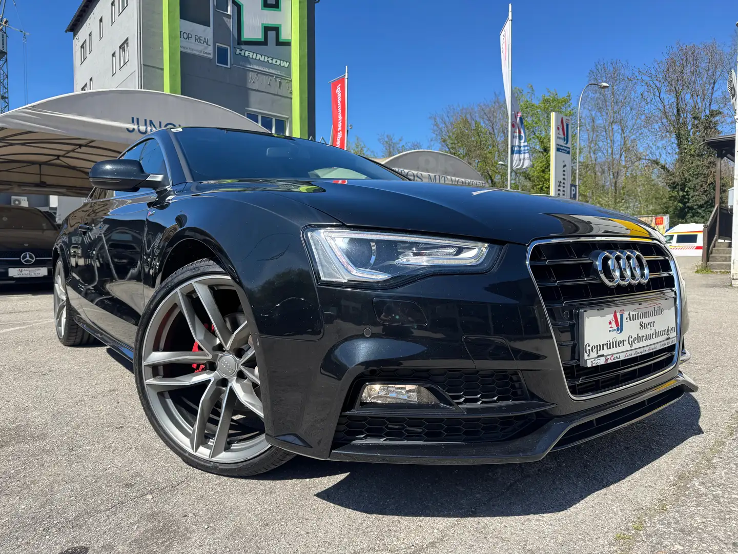 Audi A5 Coupé 1,8TFSI Sport+S line+Navi+Alcantara+Xenon Zwart - 1