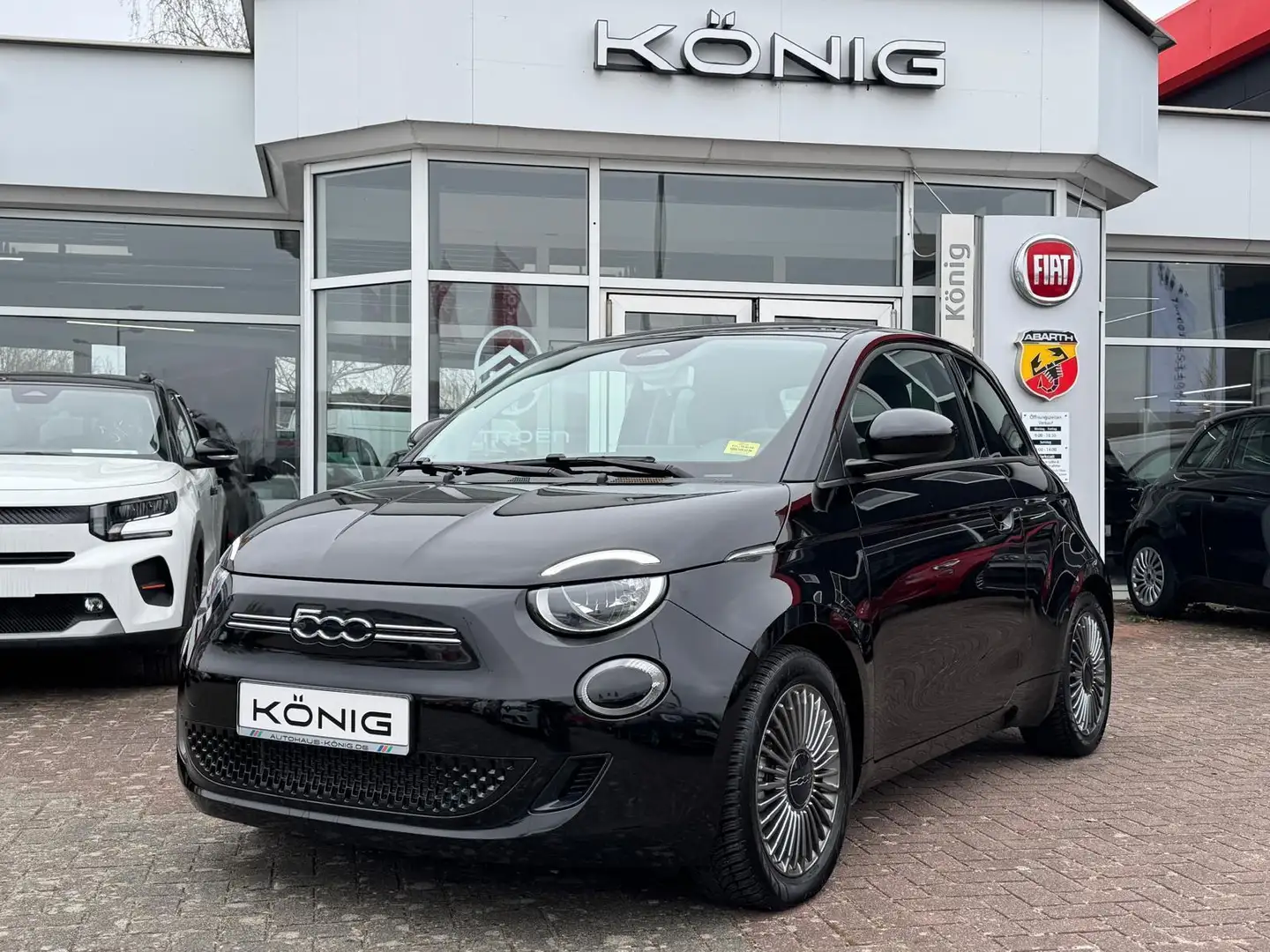 Fiat 500e ICON 42kWh*118PS KLIMA*CARPLAY*ALLWETTER Schwarz - 1