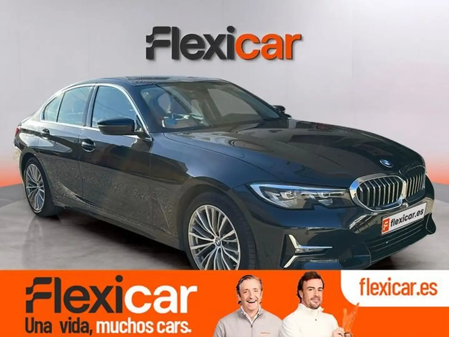 BMW 318 318d Auto. Negro - 1