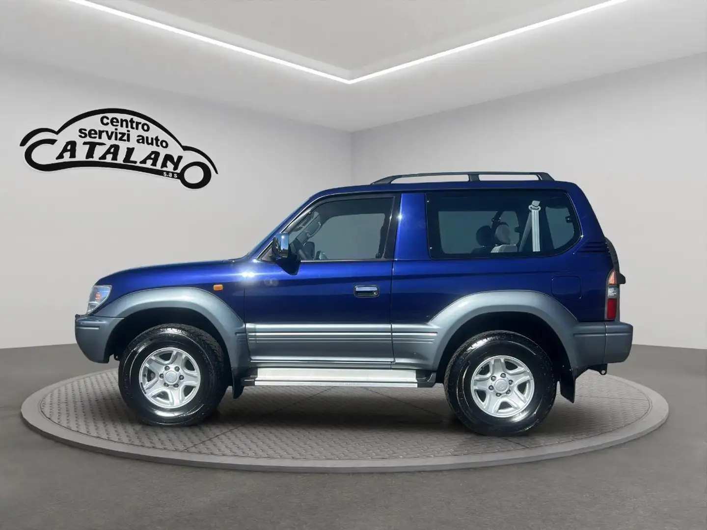 Toyota Land Cruiser KZJ90 3.0 125cv STD GANCIO TRAINO Blauw - 2