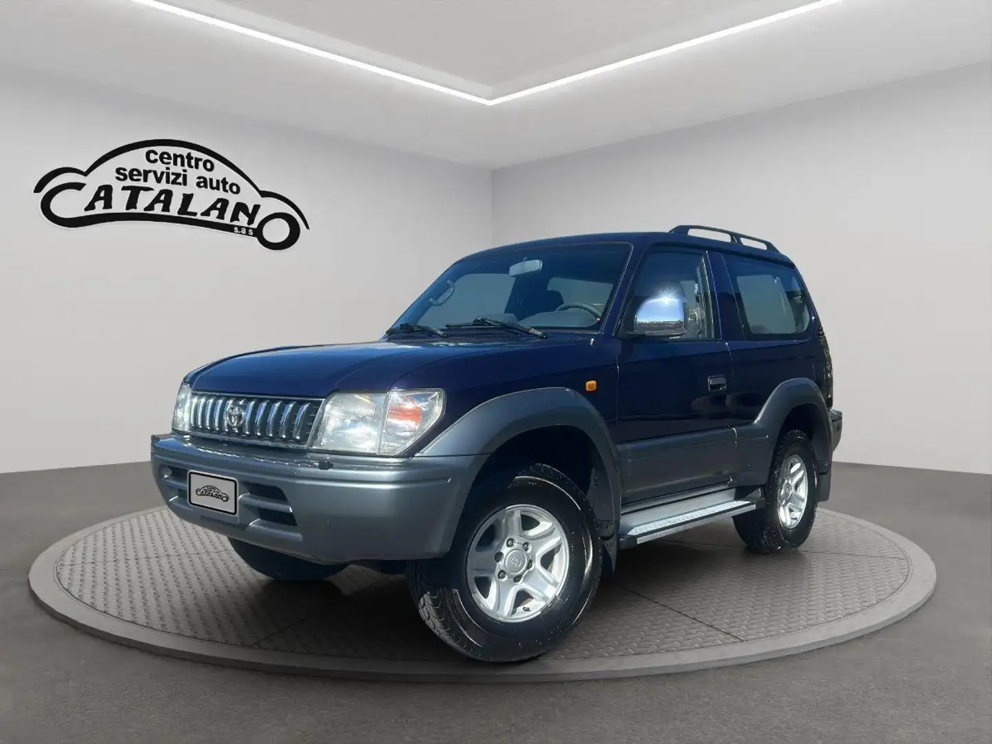 Toyota Land Cruiser KZJ90 3.0 125cv STD GANCIO TRAINO Blauw - 1