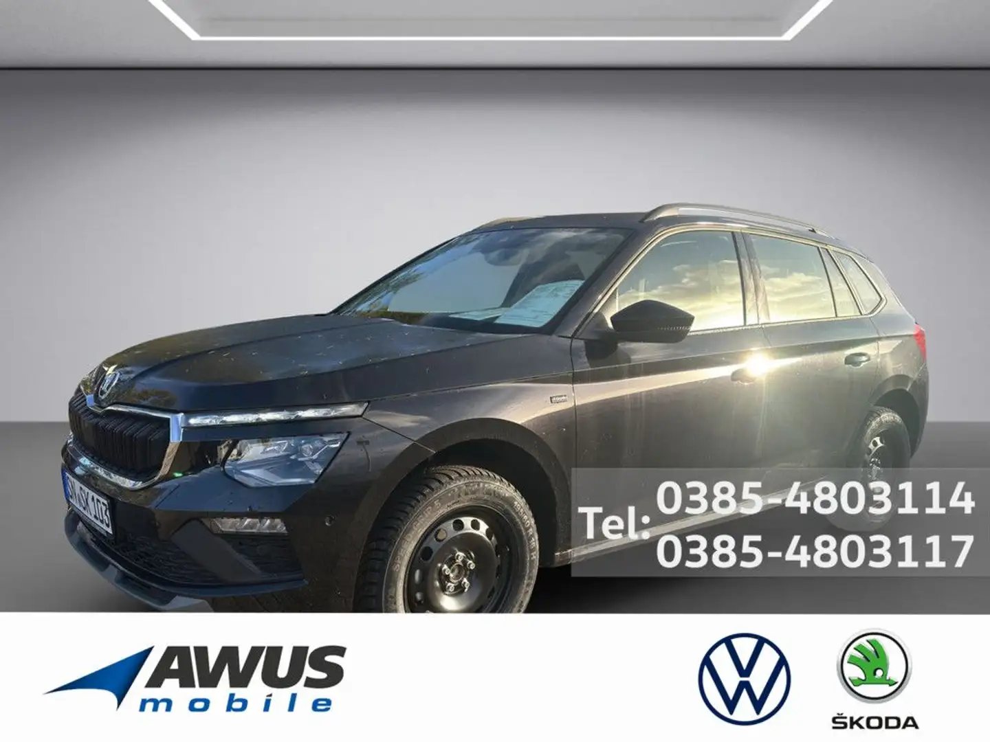 Skoda Kamiq 1.5TSI DSG Tour AHK Noir - 1