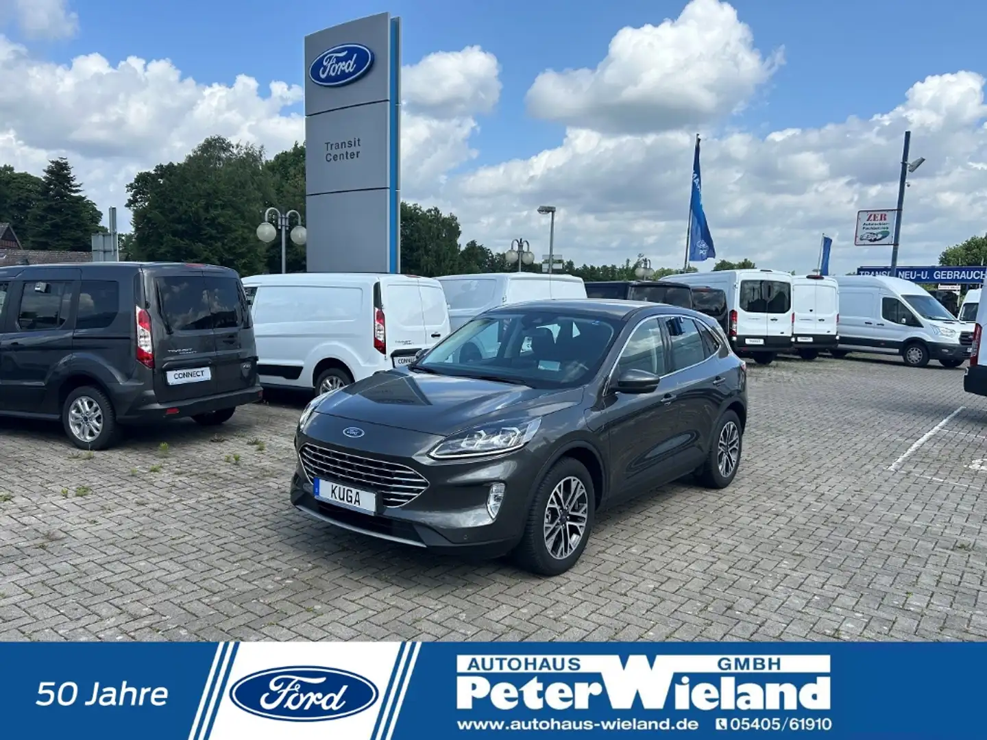Ford Kuga Plug-In Hybrid Titanium 2.5 Duratec -PHEV EU6d-T H Grau - 1