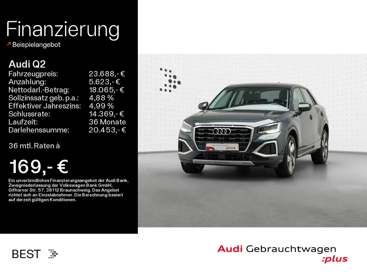 Audi Q2 Advanced 30 TFSI virtual*Interface*Kamera Šedá - 1