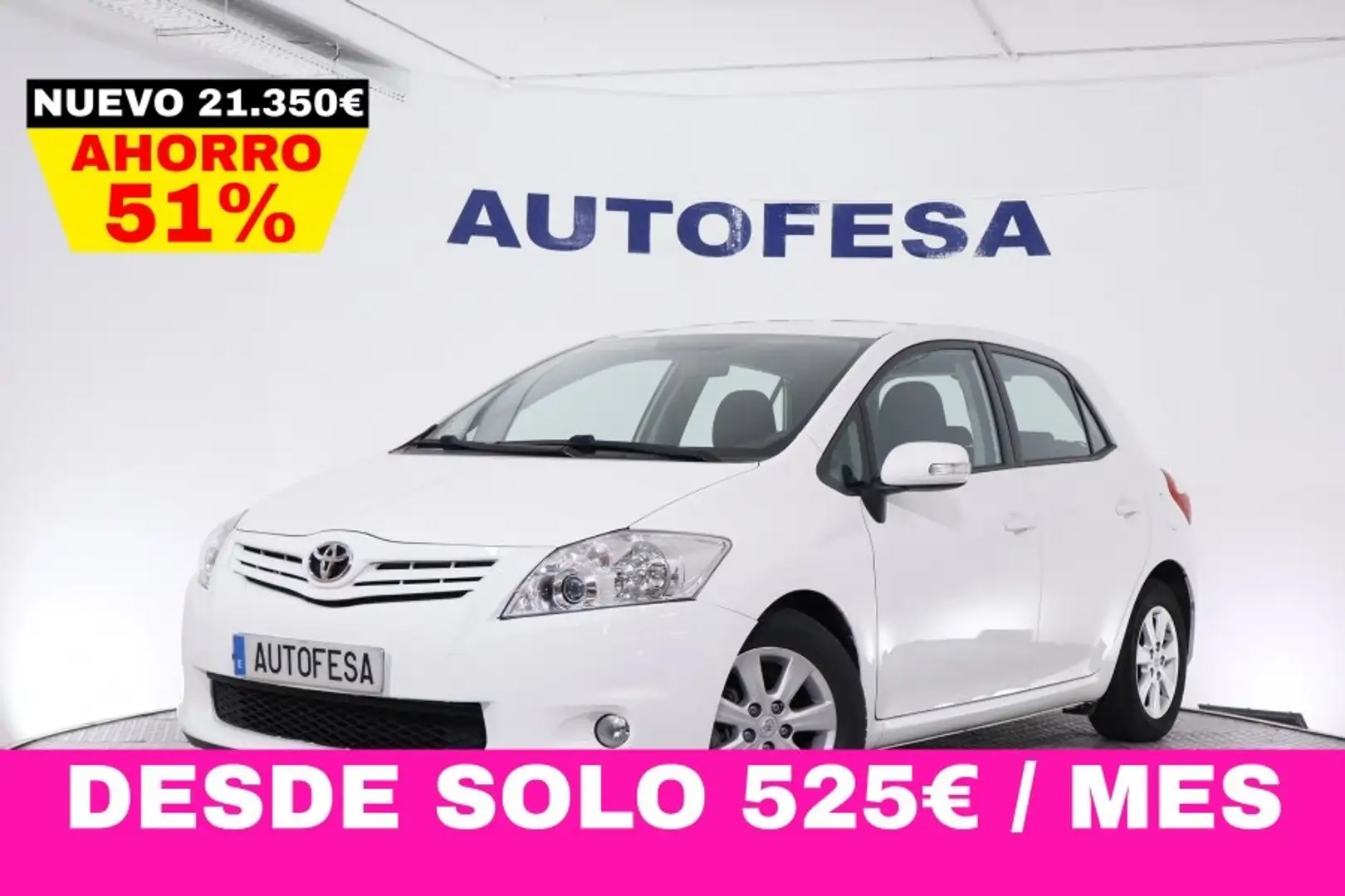 Toyota Auris 1.4D ACT ECO 90CV 5P # BLUETOOTH Wit - 1