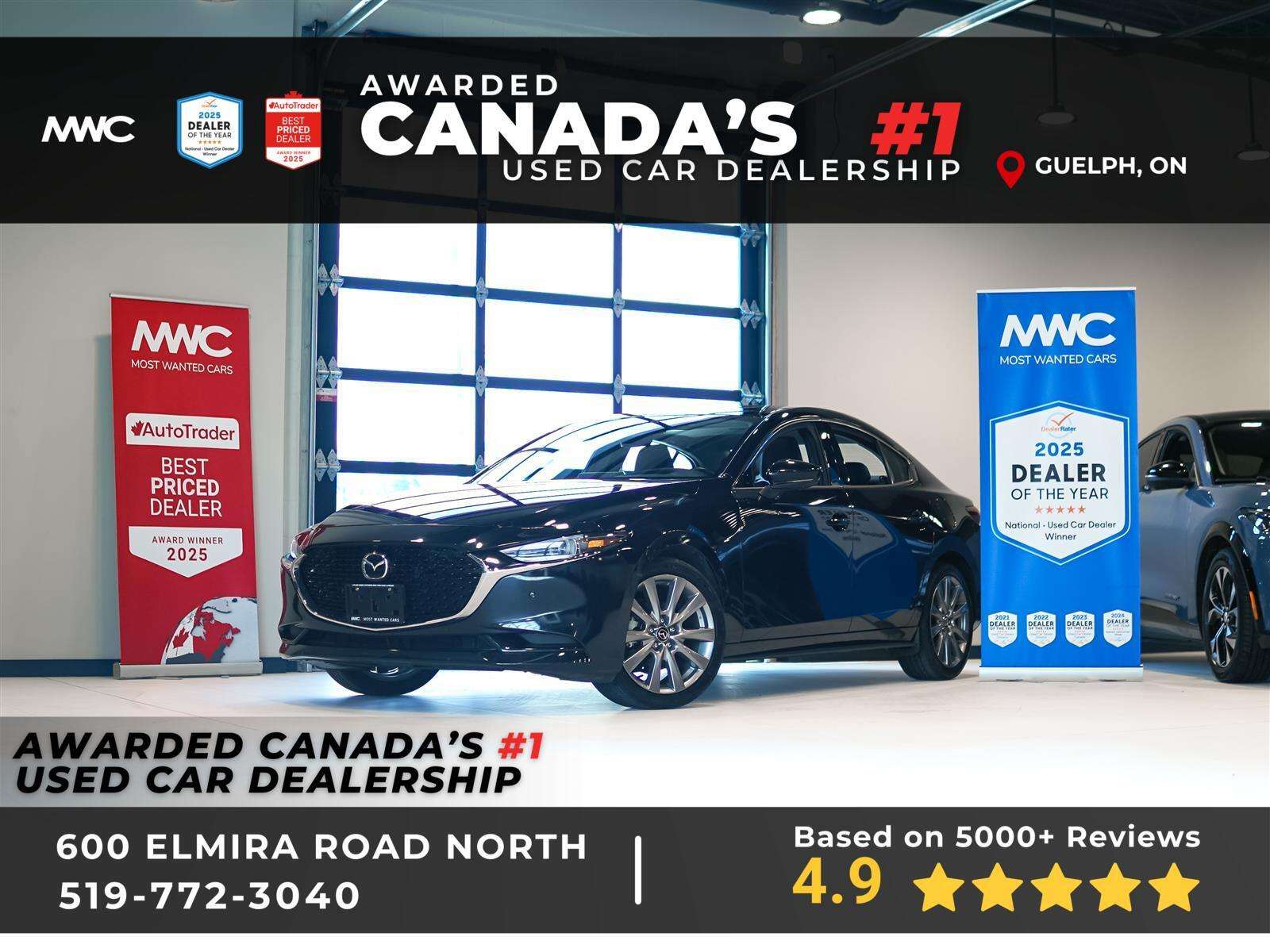 2025 Mazda Mazda3 GT | NAV | LTHR | ROOF | NO ACCIDENTS