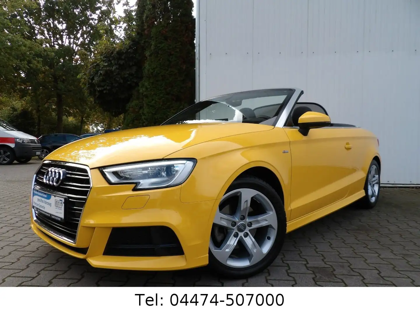 Audi A3 Cabriolet Sline Sport 150PS Sportsitze Navi Jaune - 2