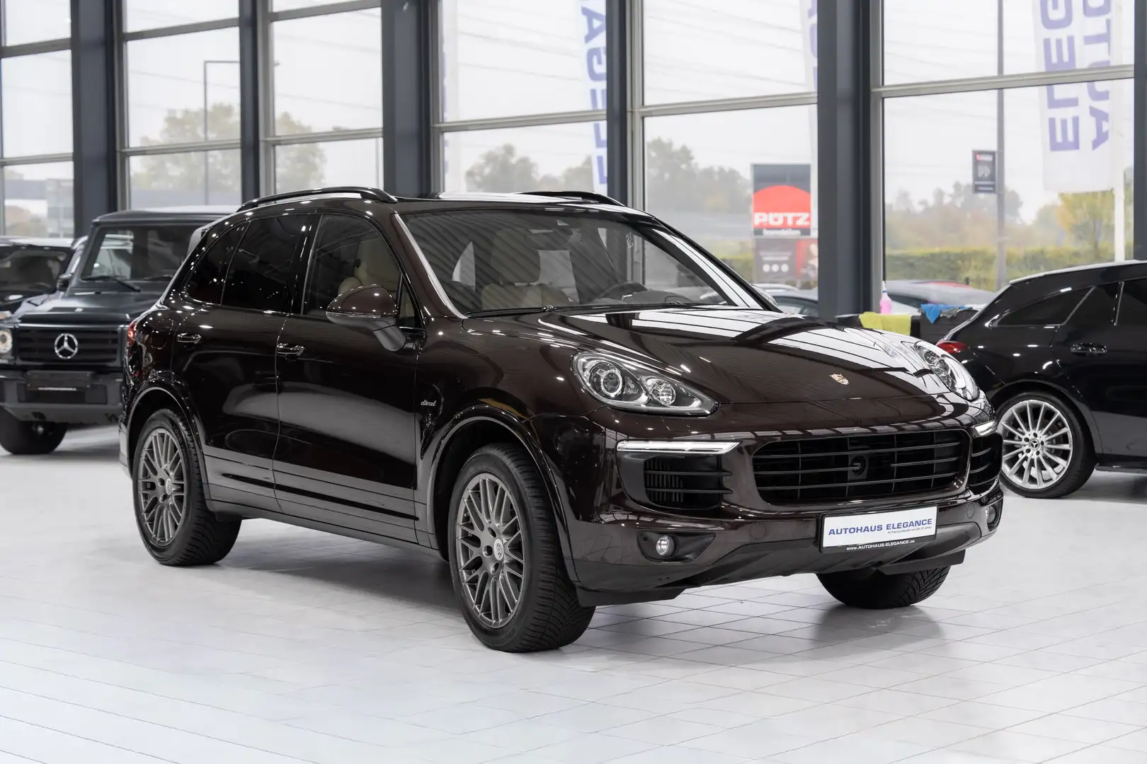 Porsche Cayenne Diesel Platinum Edition*SPORT-CHRONO*1HD Braun - 2