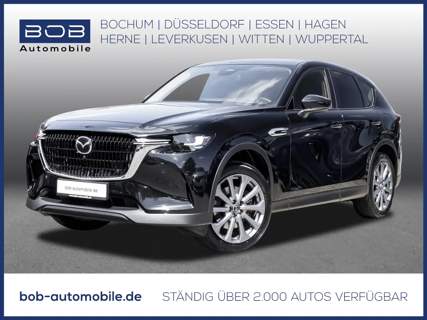 Mazda CX-60 Plug-In Exclusive-Line Con-P. NAVI SHZ PDC Noir - 1